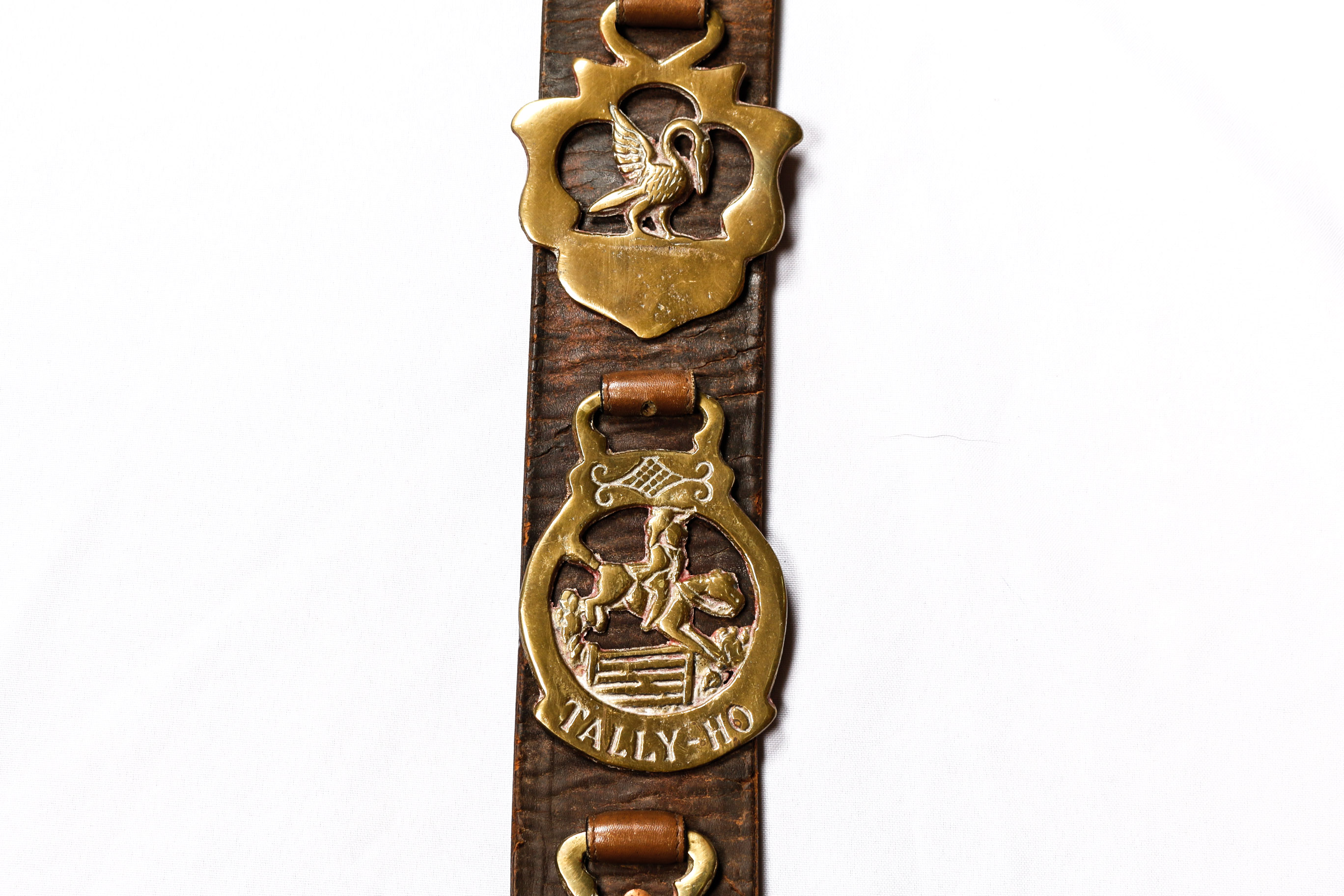 Leather Strap with Horse Brasses