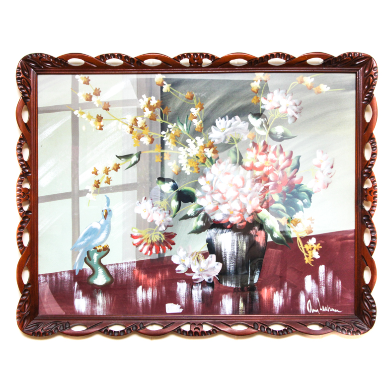 Amy Lawrence Watercolor "Blue Bird"