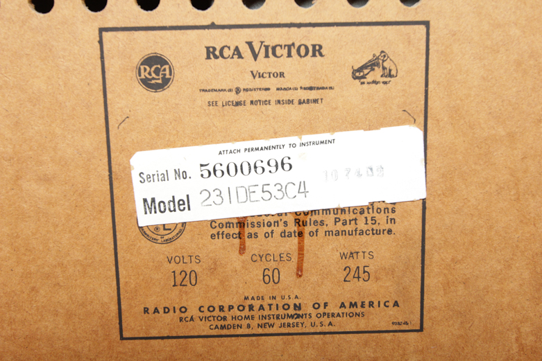 Vintage 1950s RCA Victor TV