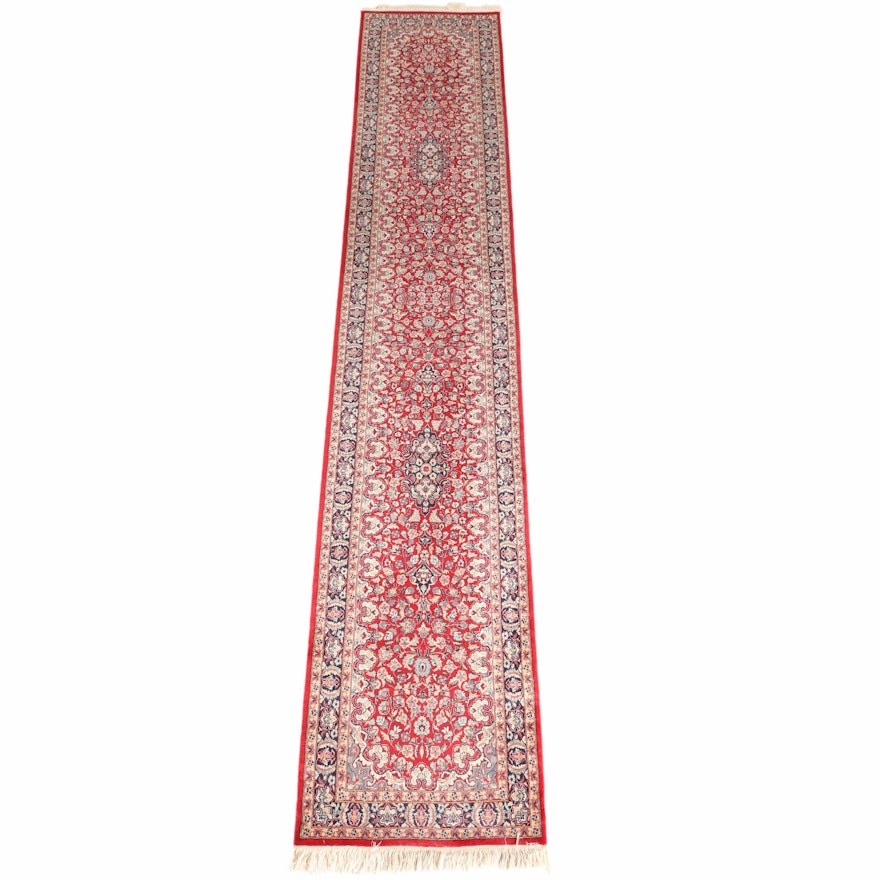 Hand-Knotted Indo-Persian Wool Runner