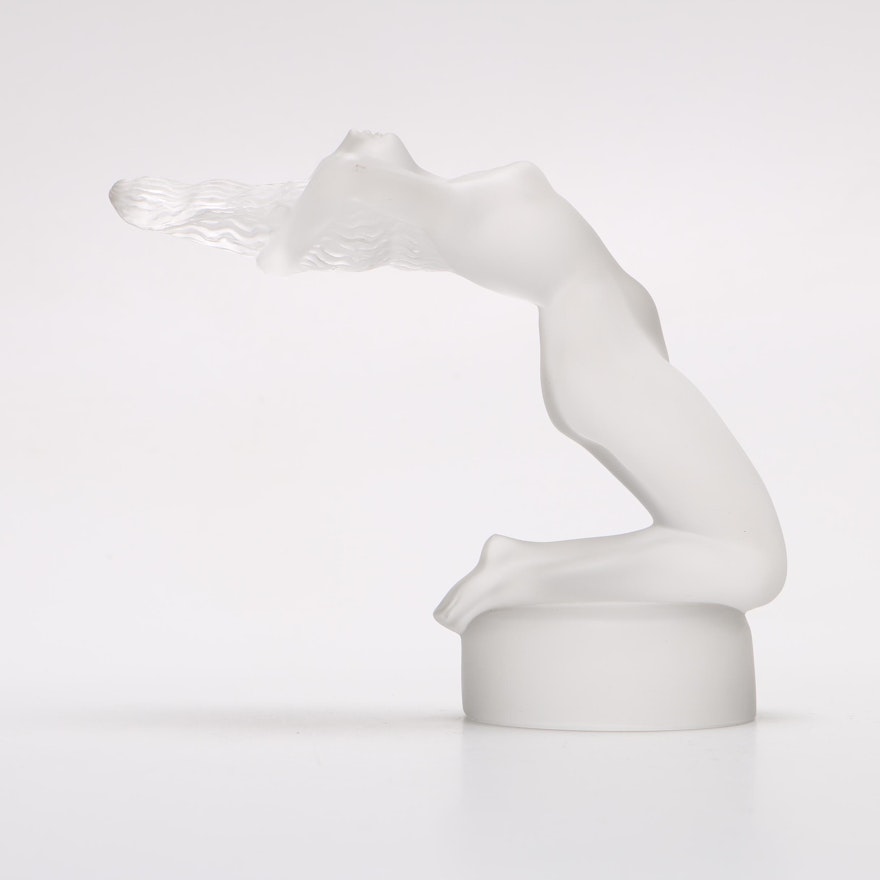 Lalique "Chrysis" Crystal Hood Mascot