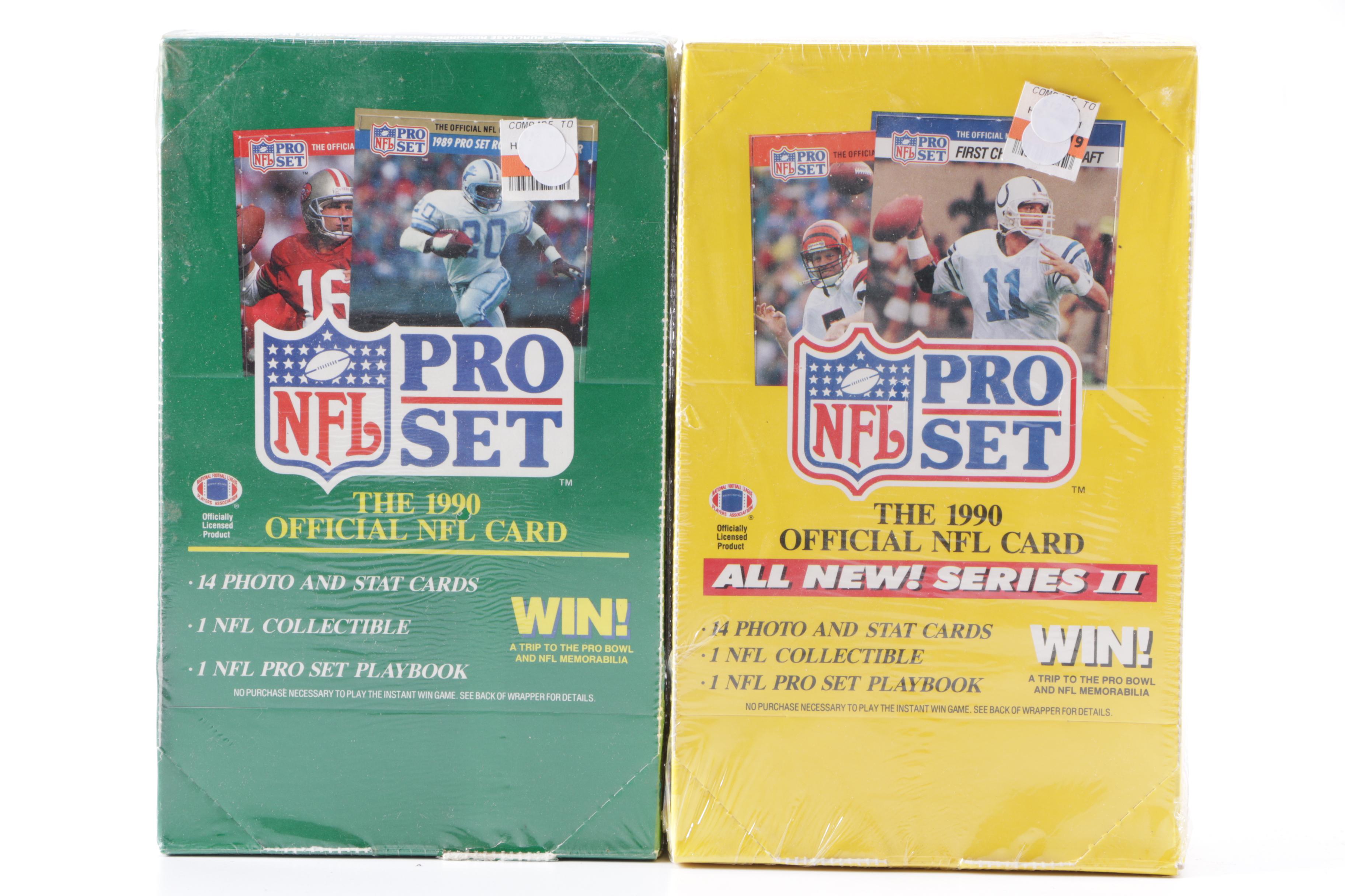 Collection of 1990s NFL and College Football Cards