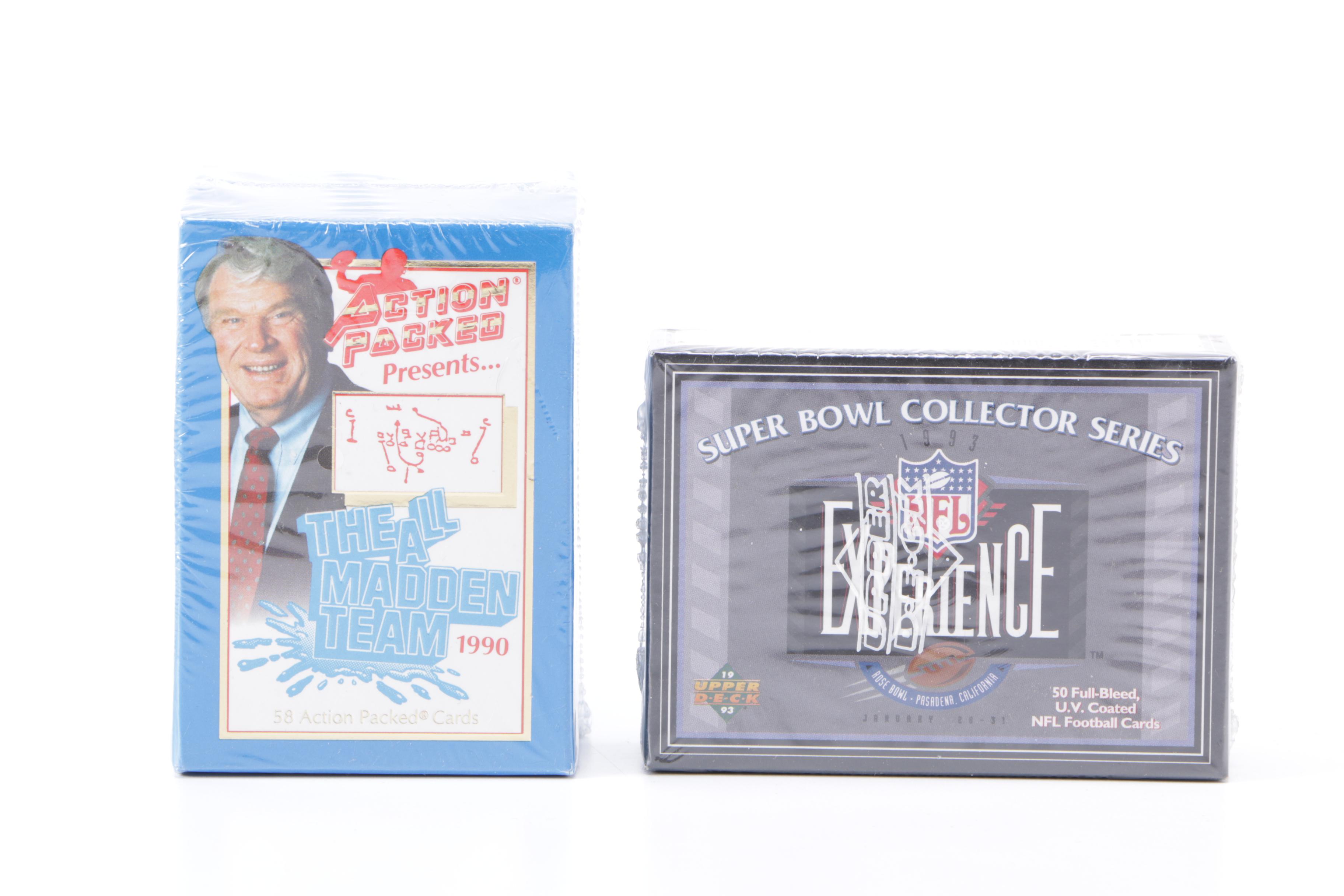 Collection of 1990s NFL and College Football Cards