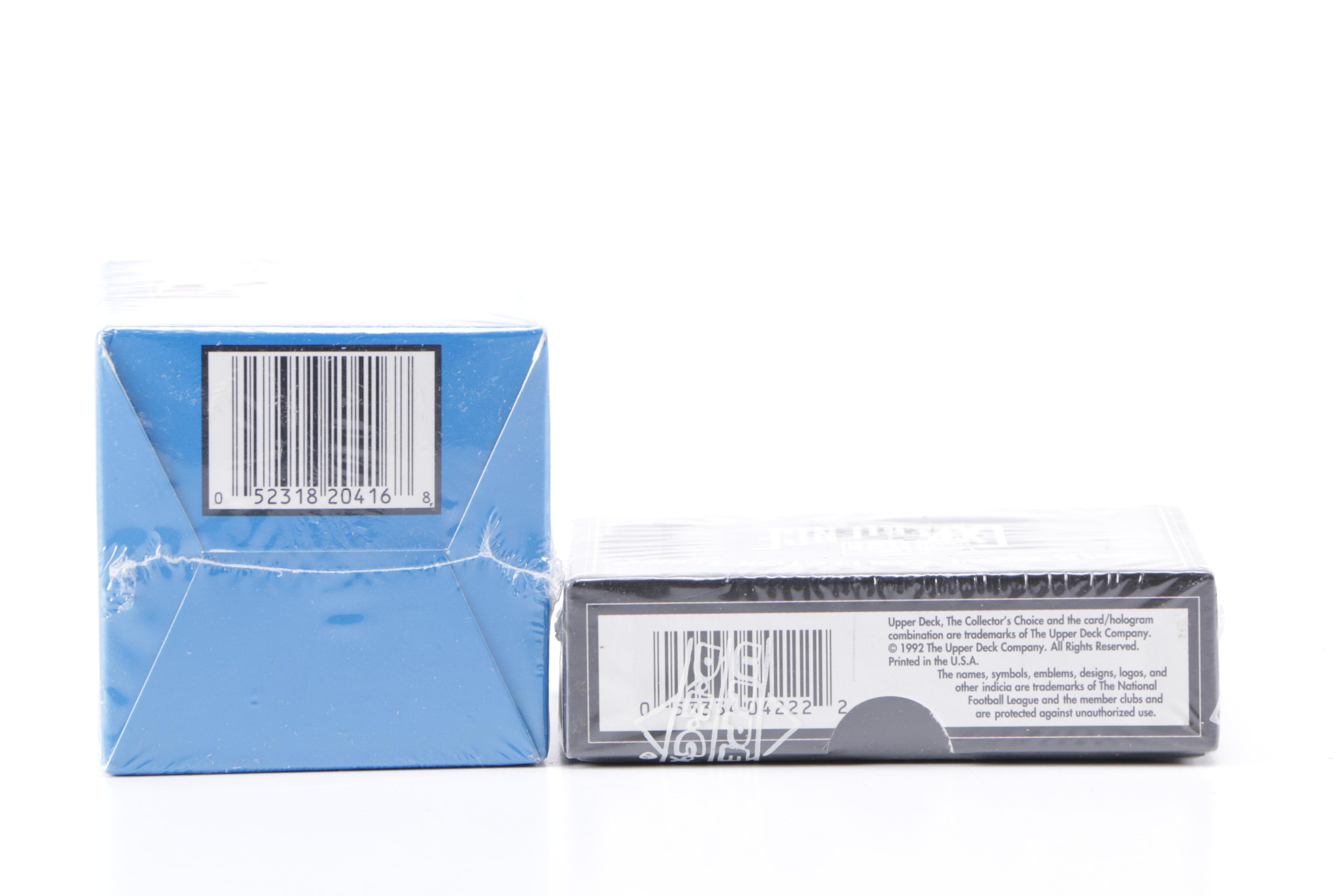 Collection of 1990s NFL and College Football Cards