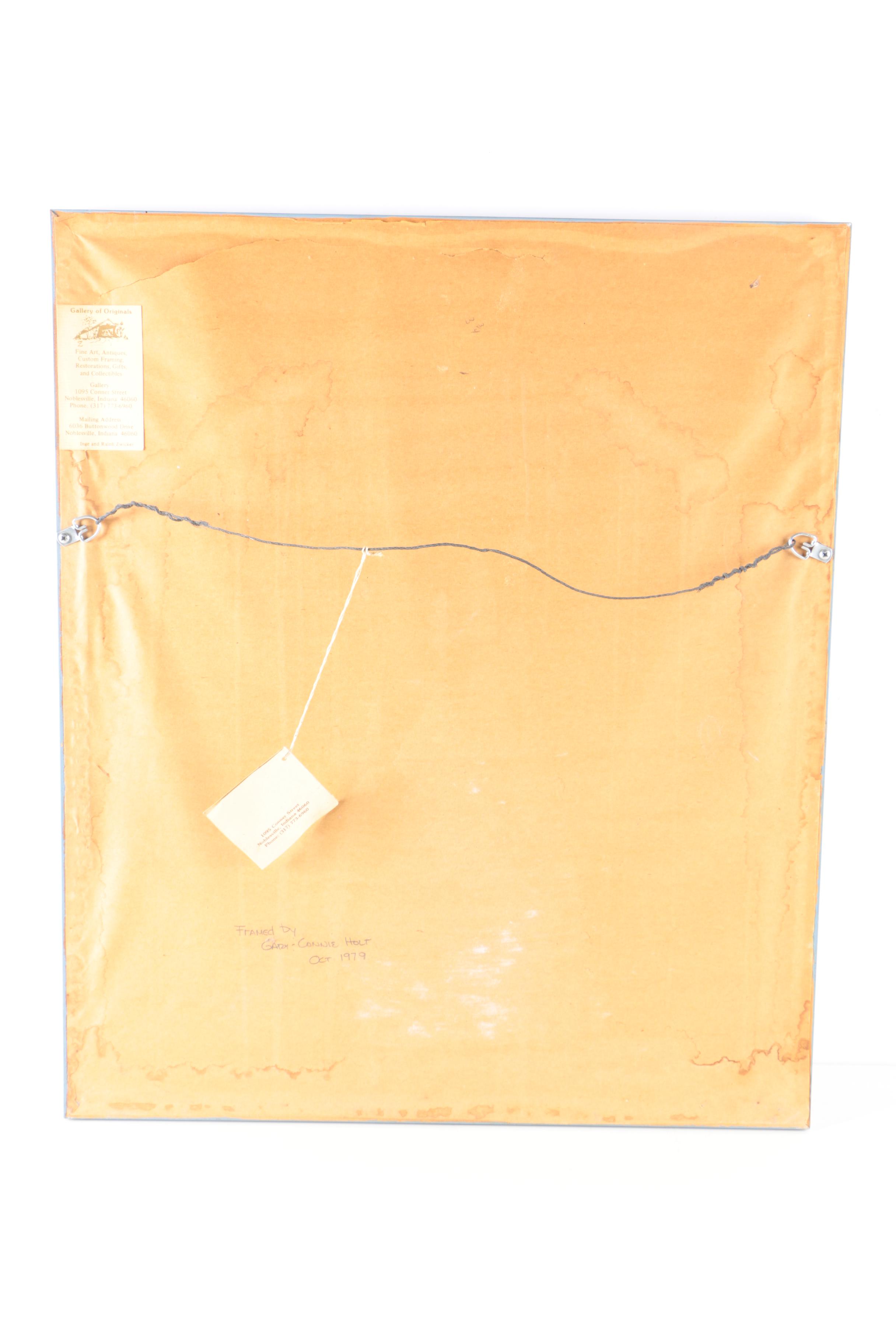 Aquatint Etching on Paper After Paul Geissler "Gemuse Mann"