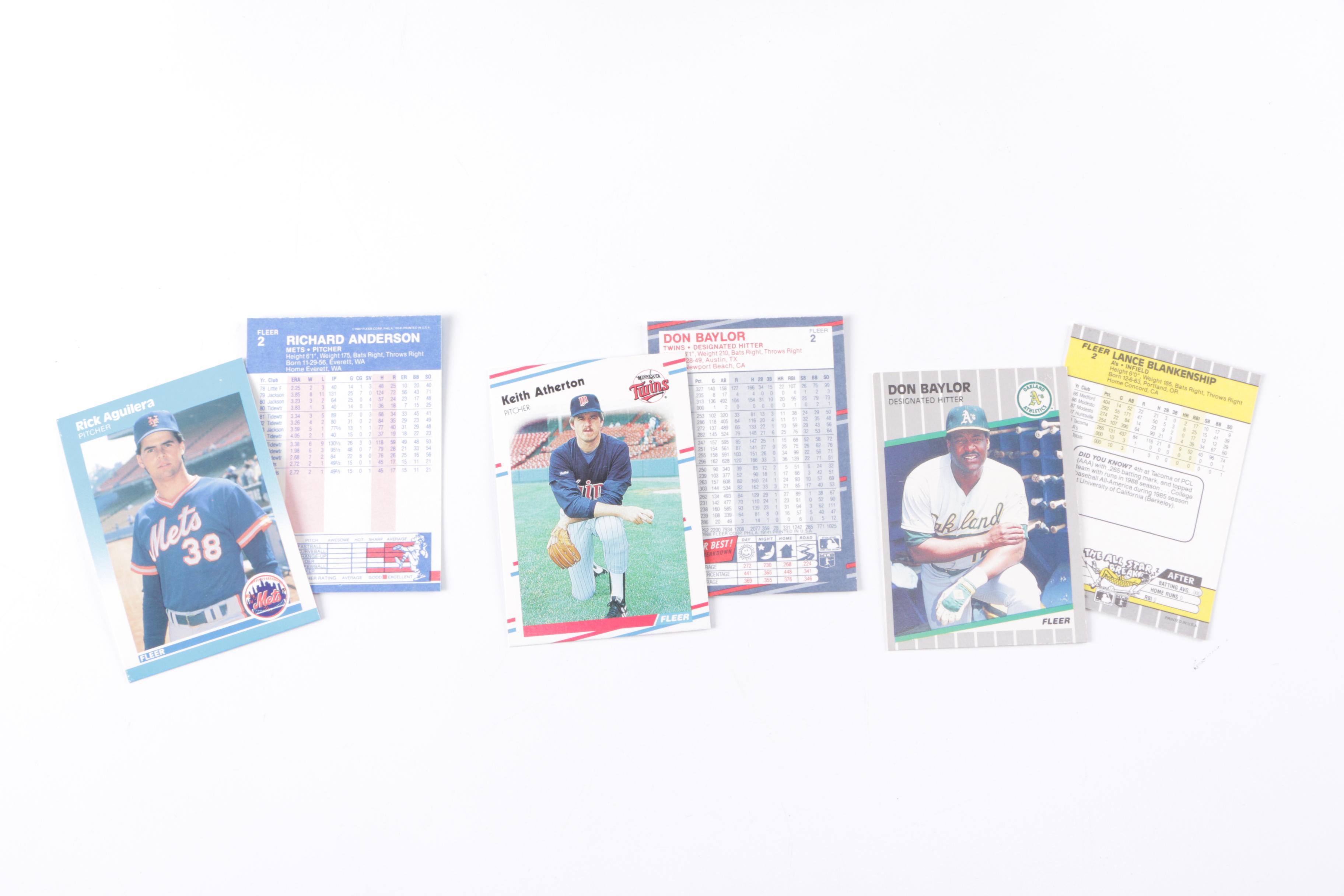 1987-1989 Complete Fleer Baseball Sets