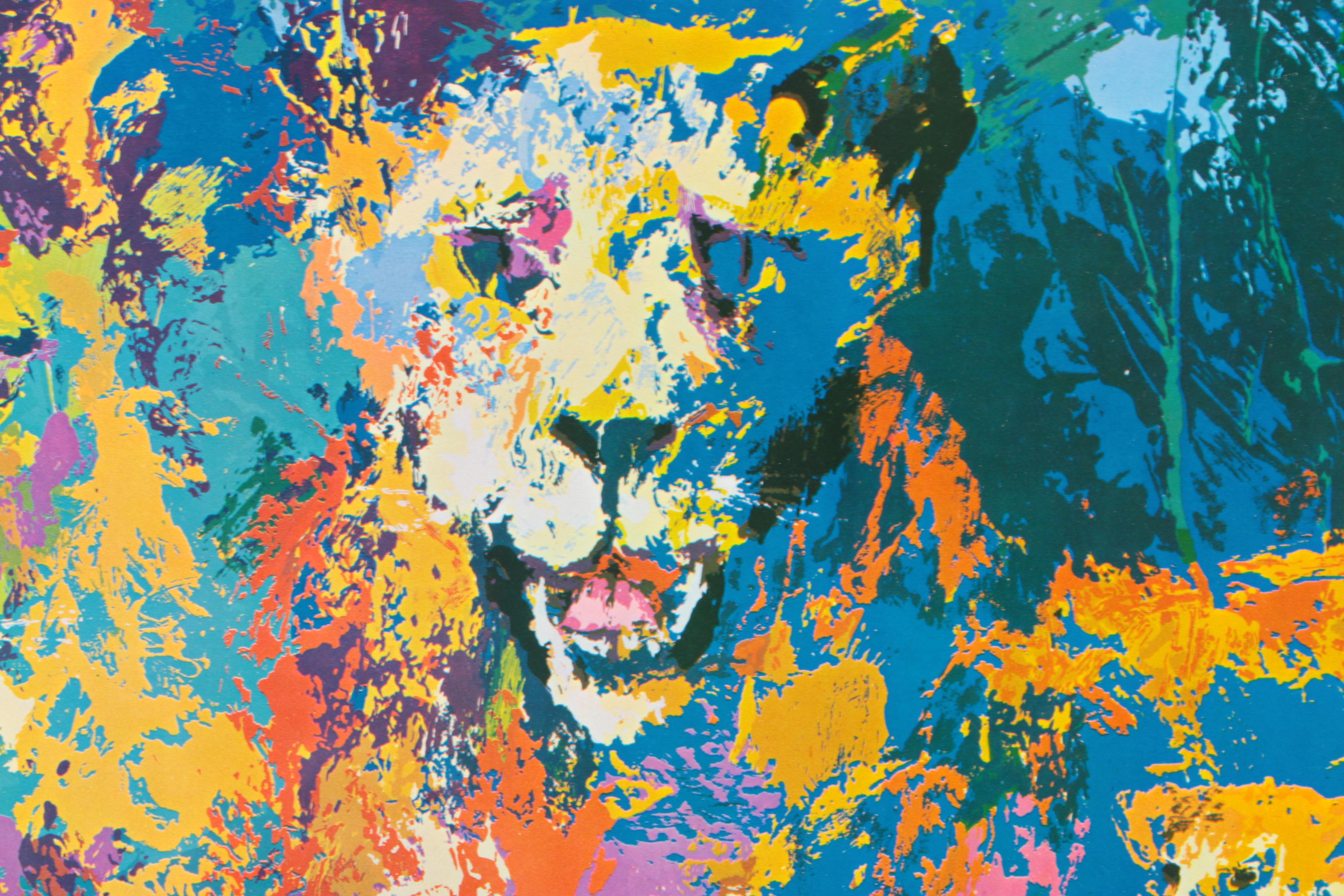 Offset Lithograph After LeRoy Neiman "Lion's Pride"