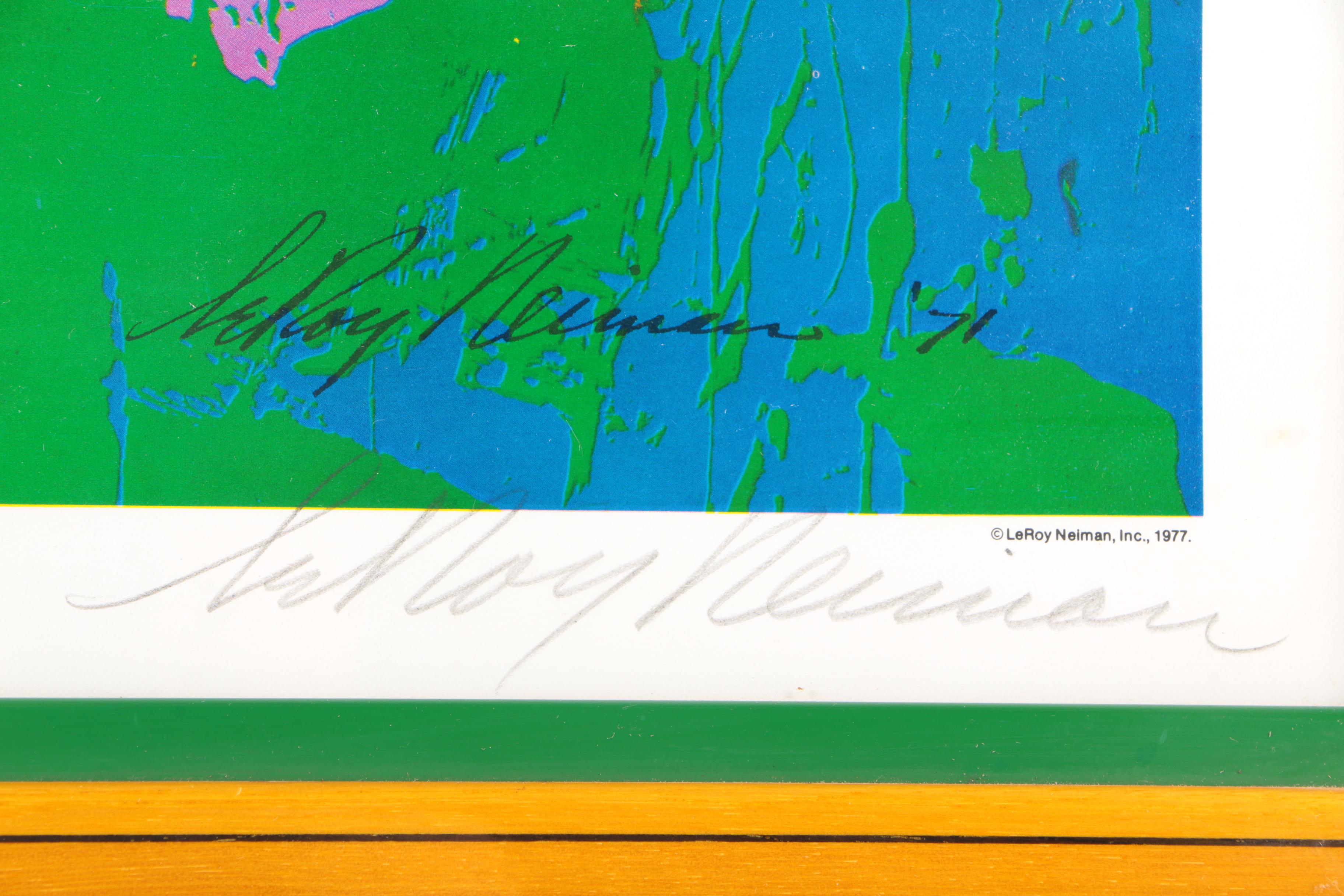Offset Lithograph After LeRoy Neiman "Lion's Pride"