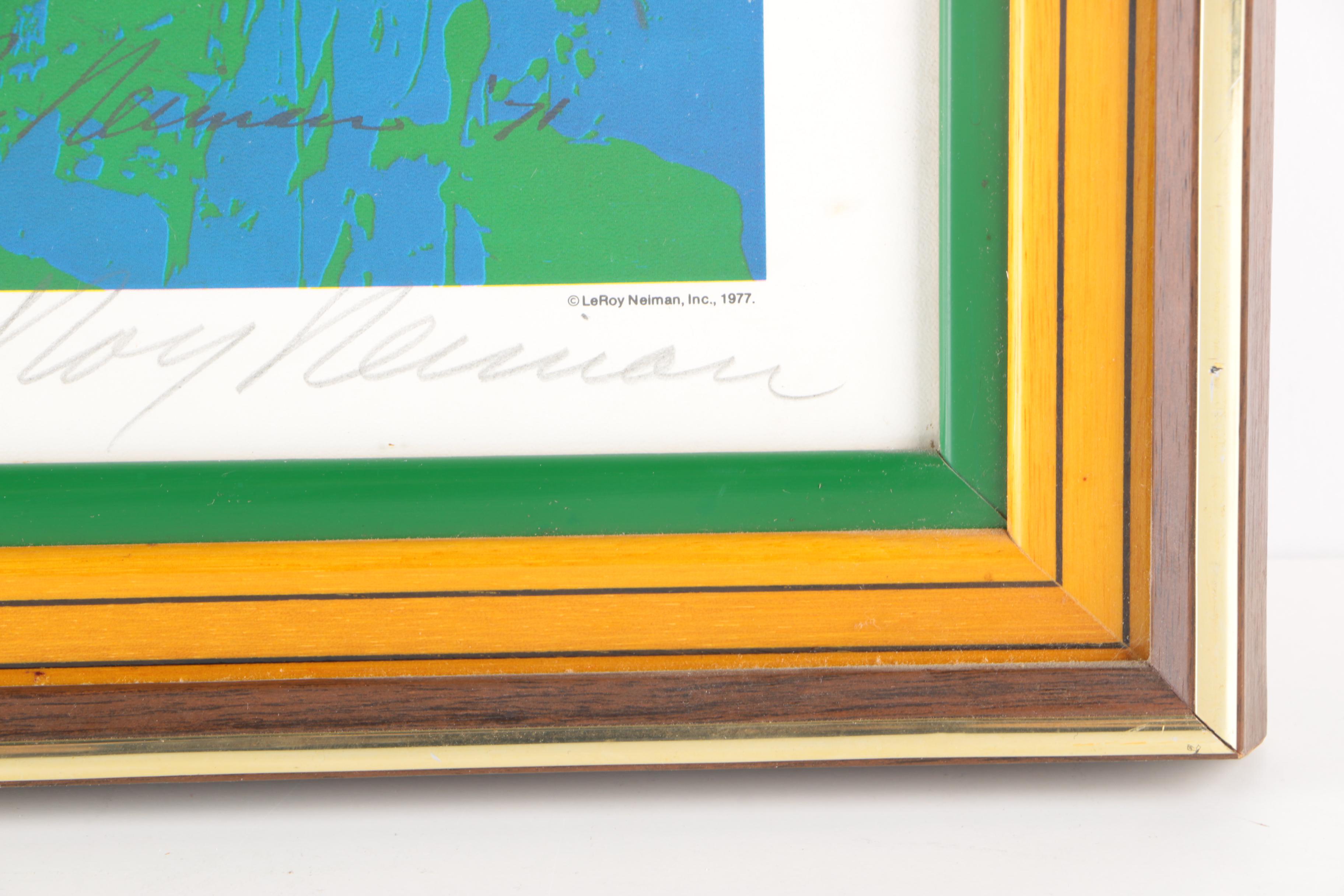 Offset Lithograph After LeRoy Neiman "Lion's Pride"