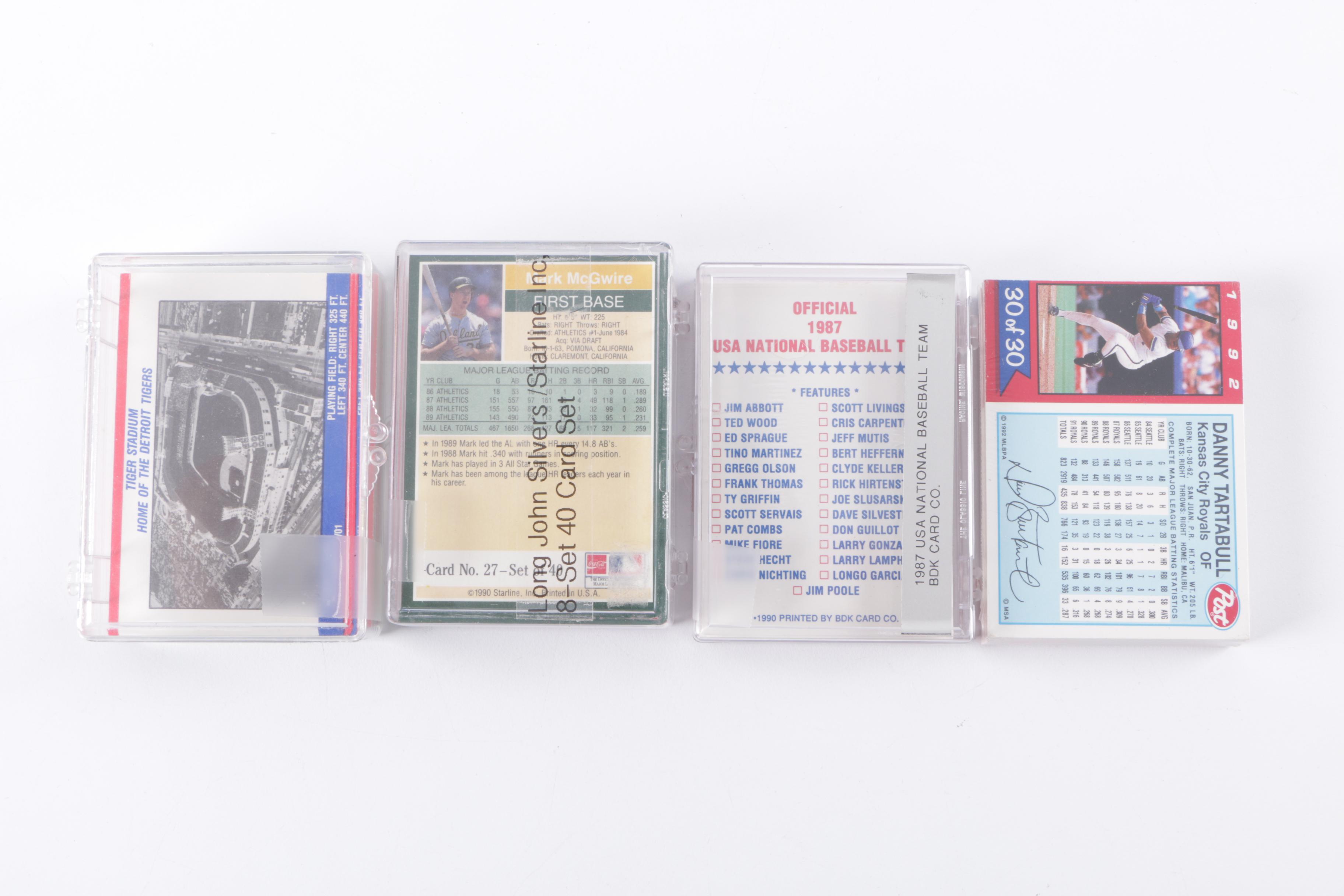 1980s and 1990s Baseball Cards Including Barry Bonds