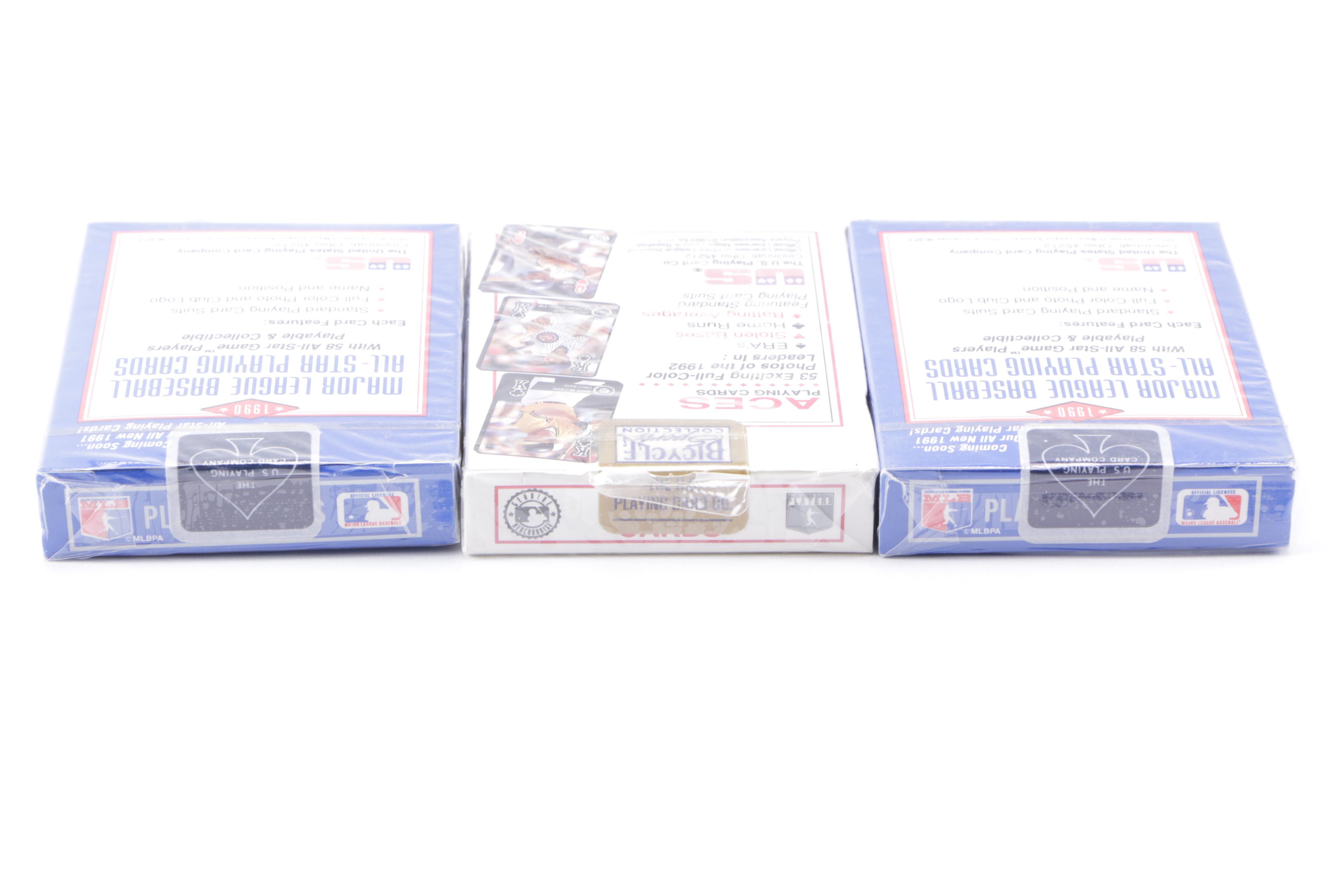 Collection of Baseball Themed Playing Cards