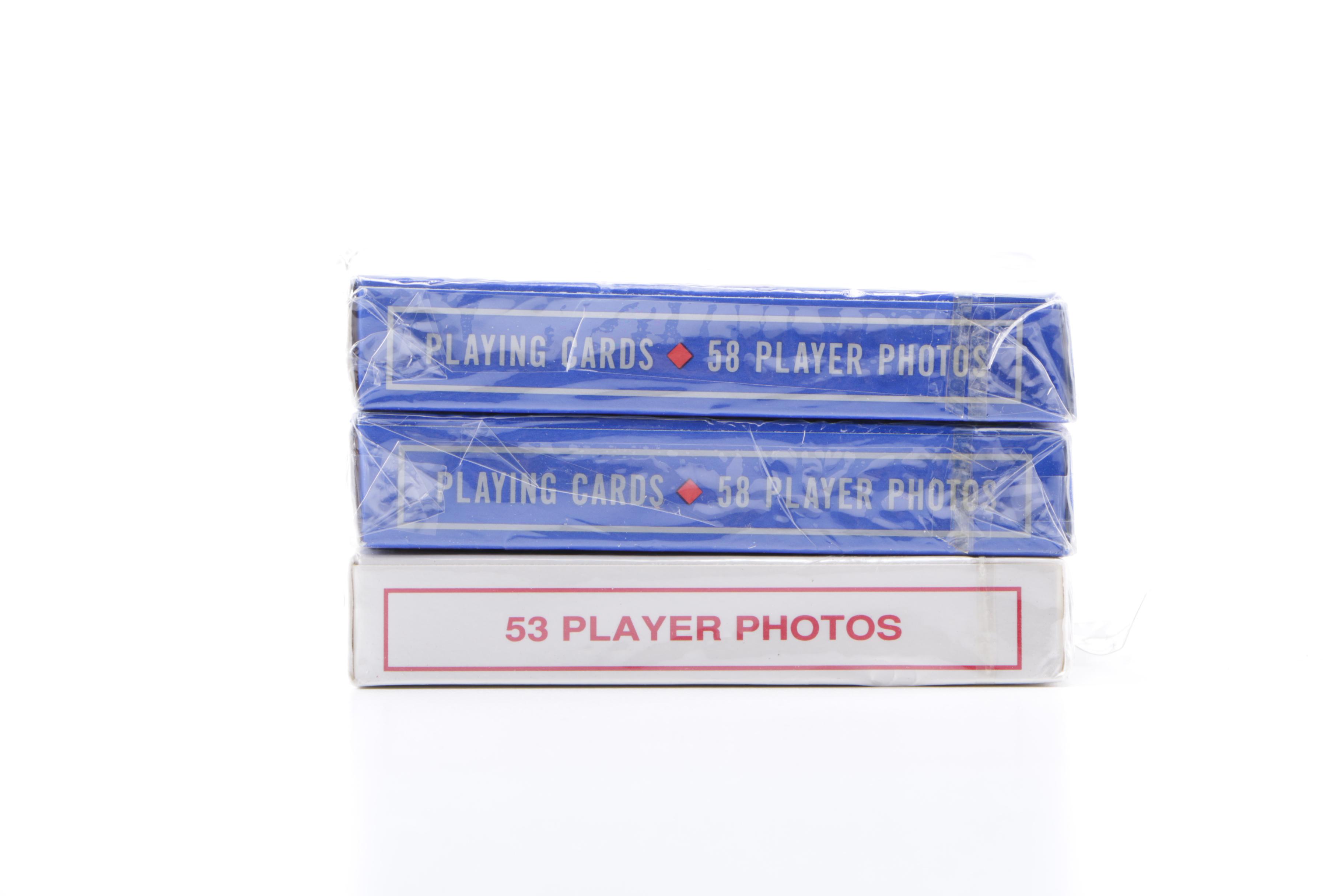 Collection of Baseball Themed Playing Cards
