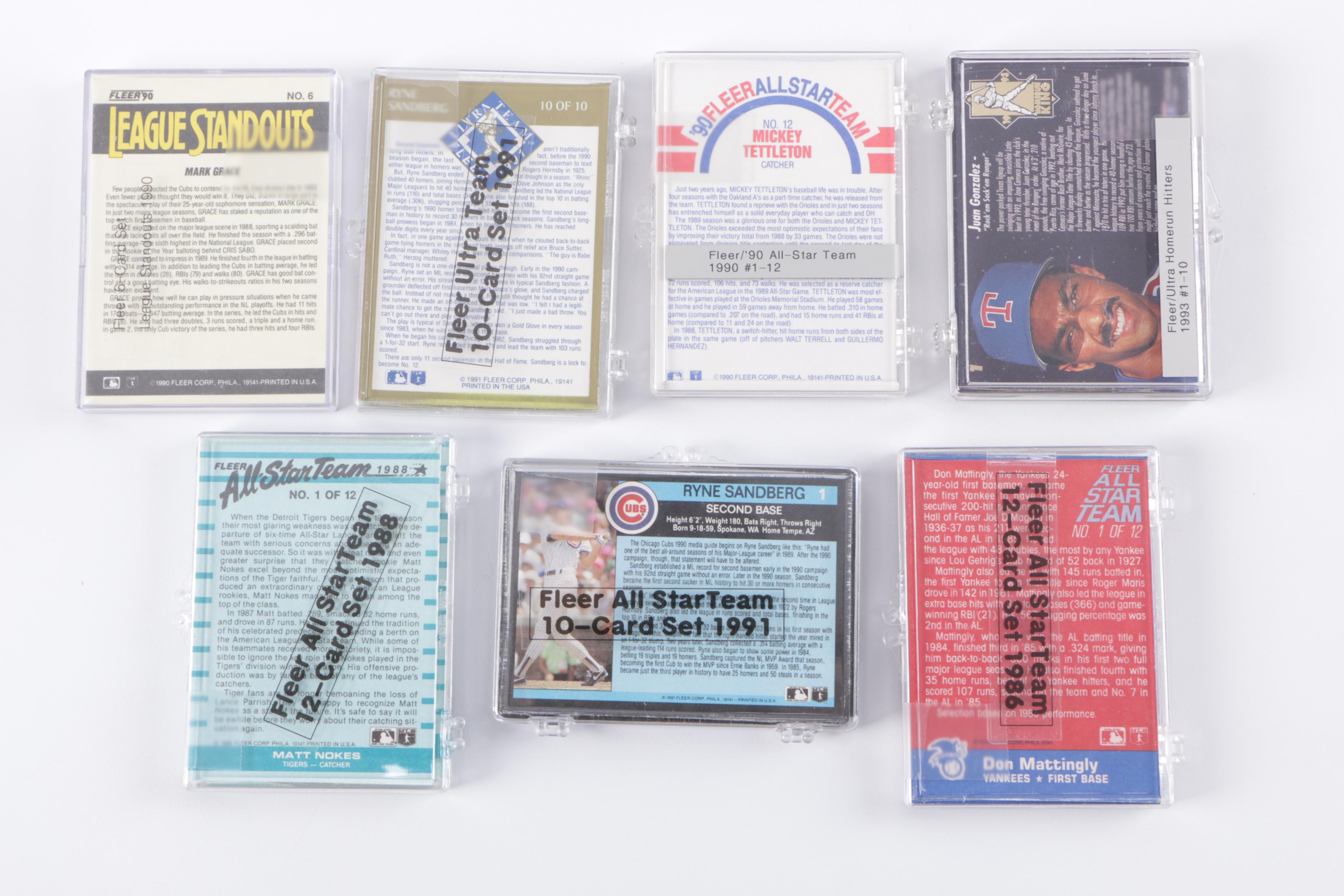 Assortment of 1980s and 1990s Baseball Cards