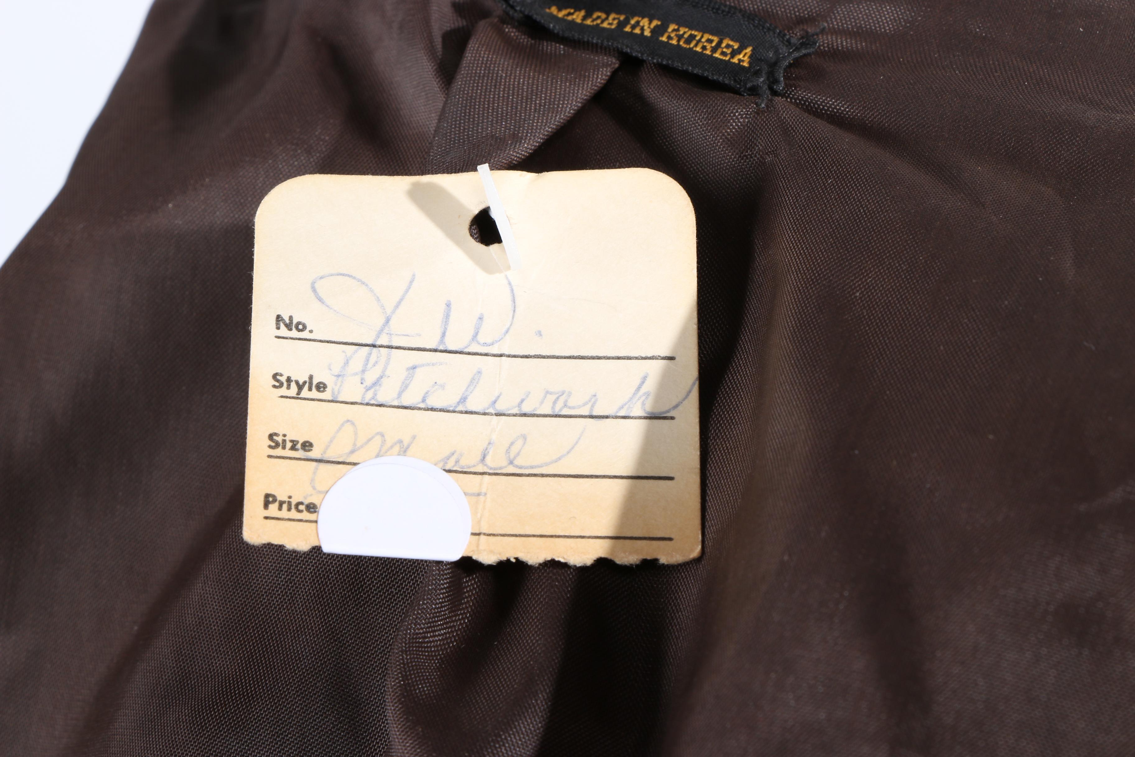 Women's Vintage Patched Leather Jacket