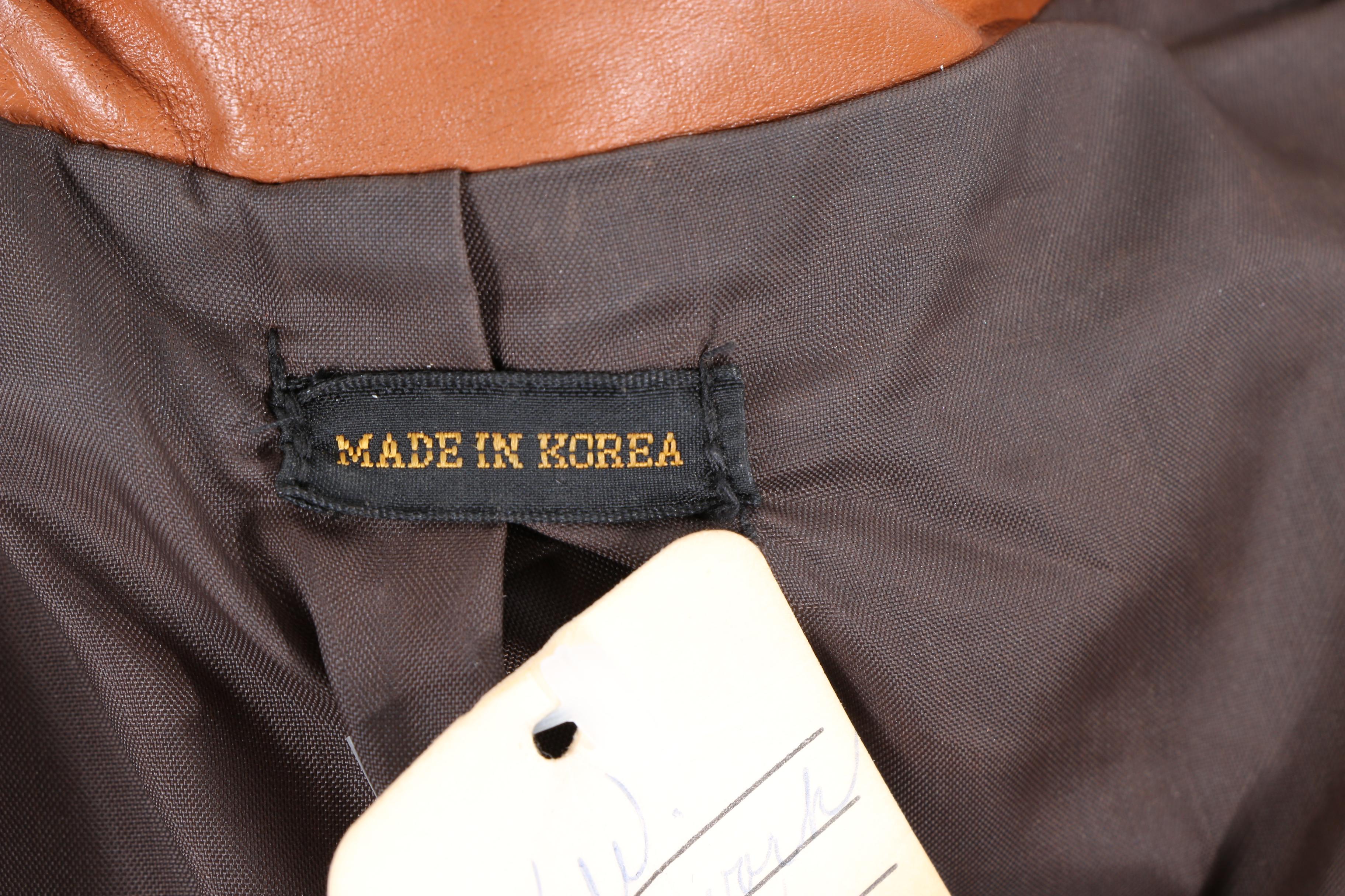 Women's Vintage Patched Leather Jacket