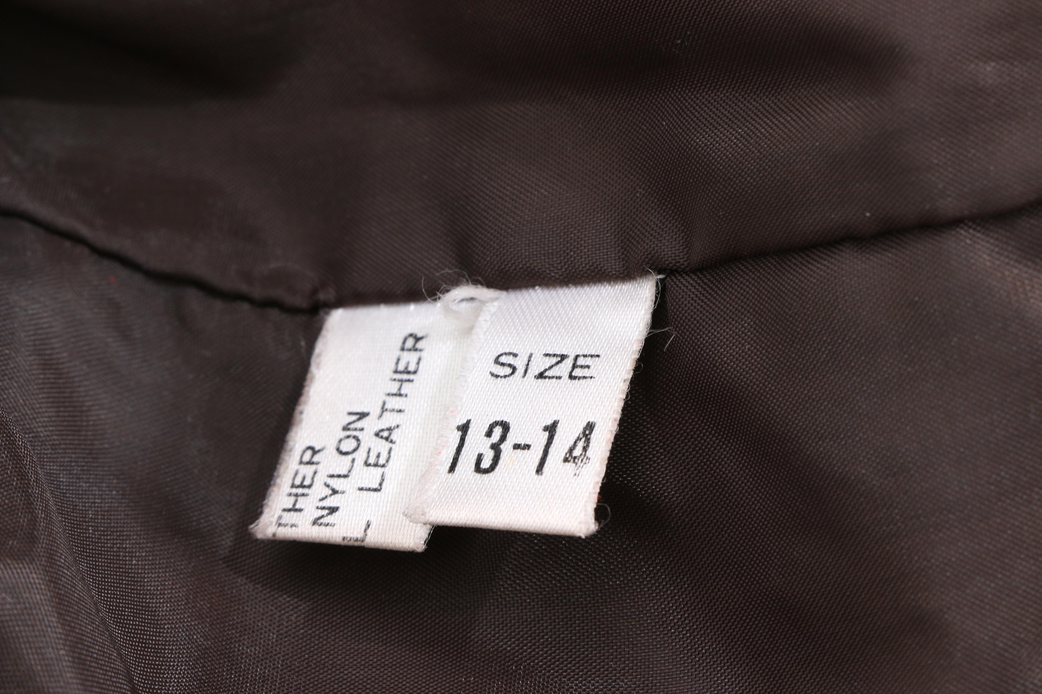 Women's Vintage Patched Leather Jacket