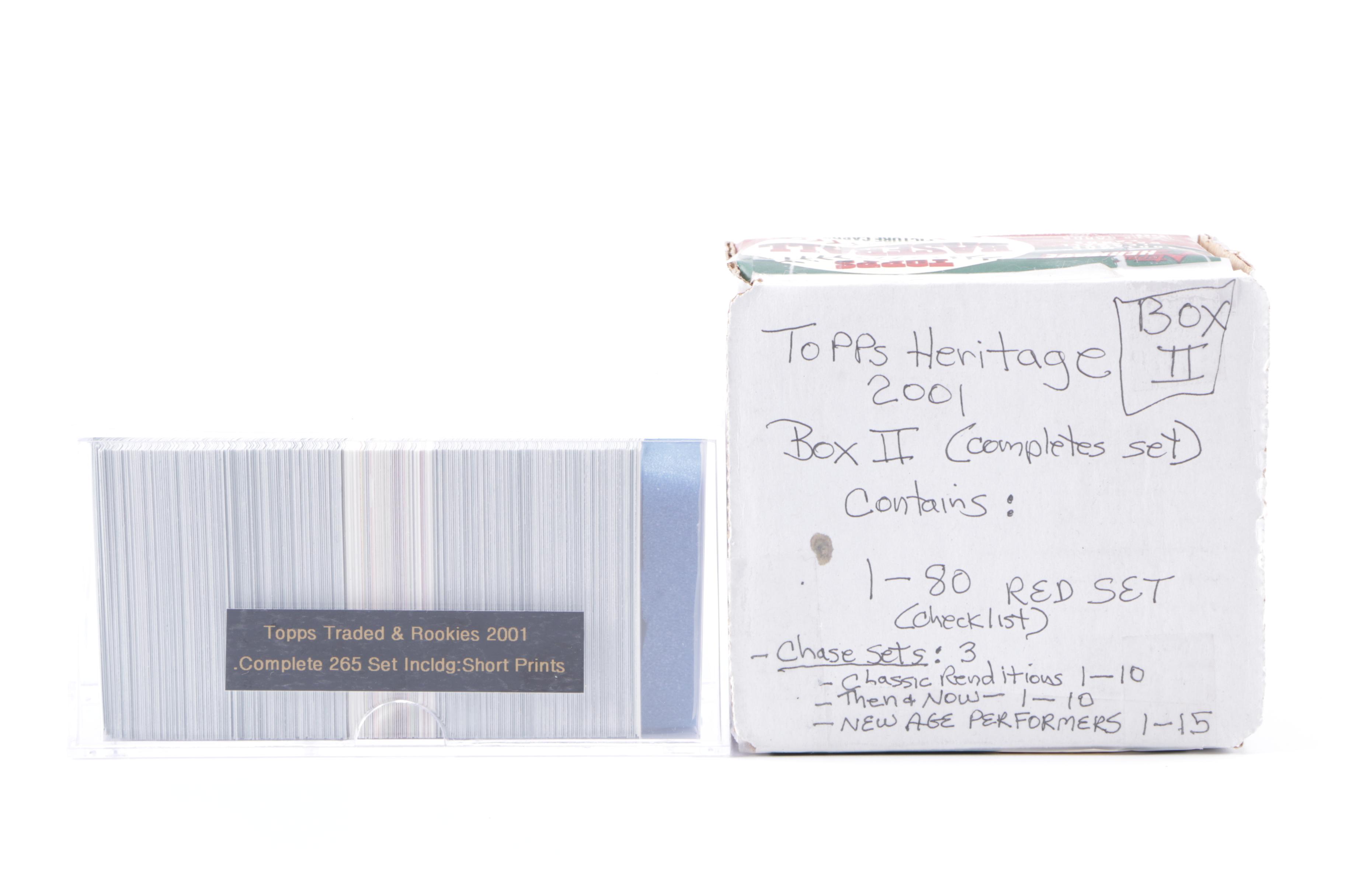 Assortment of 2001 Topps Baseball Cards