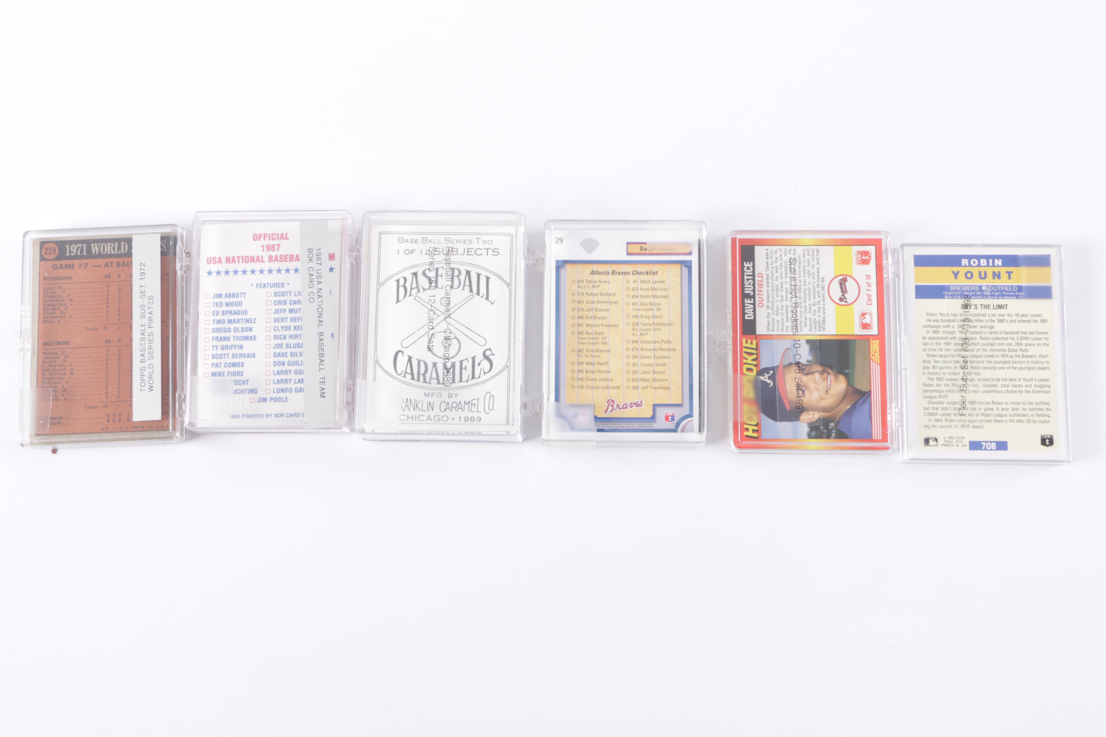 Assortment of 1980s and 1990s Baseball Cards