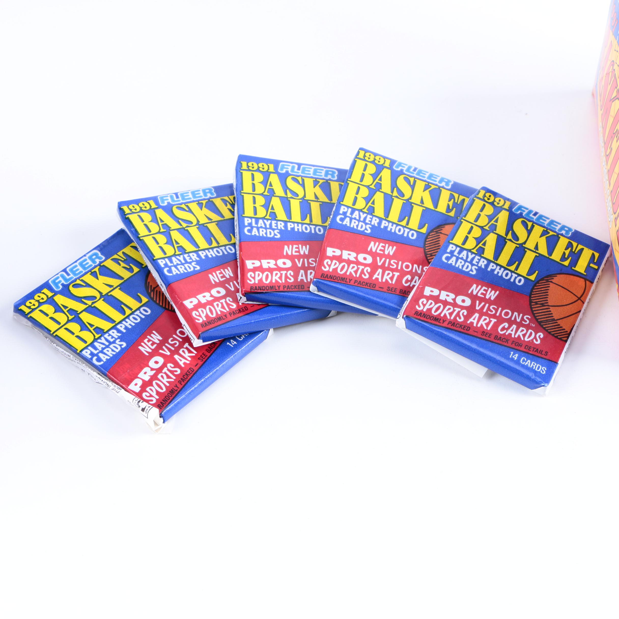 1990s Basketball, Baseball, Hockey, and Football Trading Cards