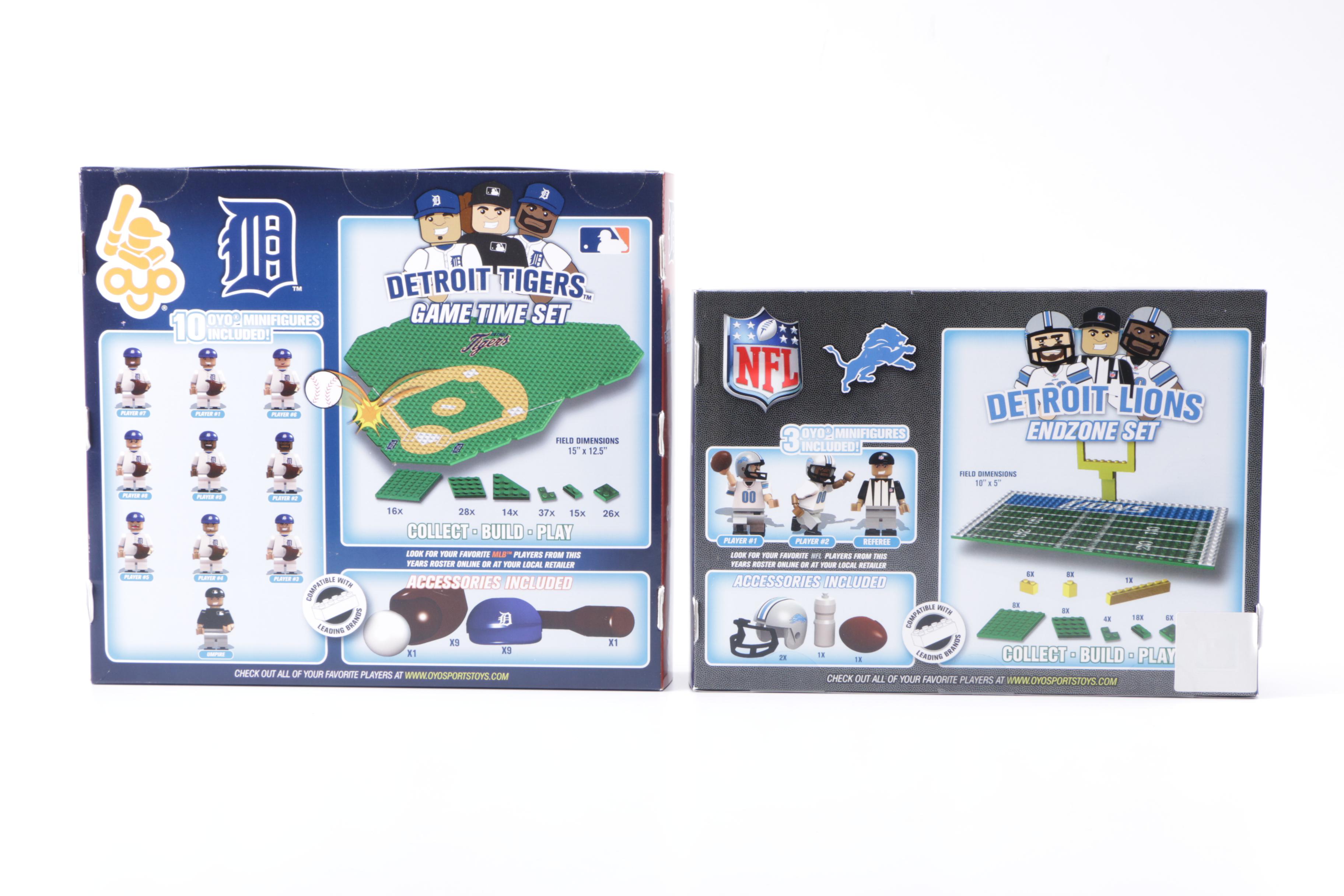 Collection of Detroit Oyo Toys