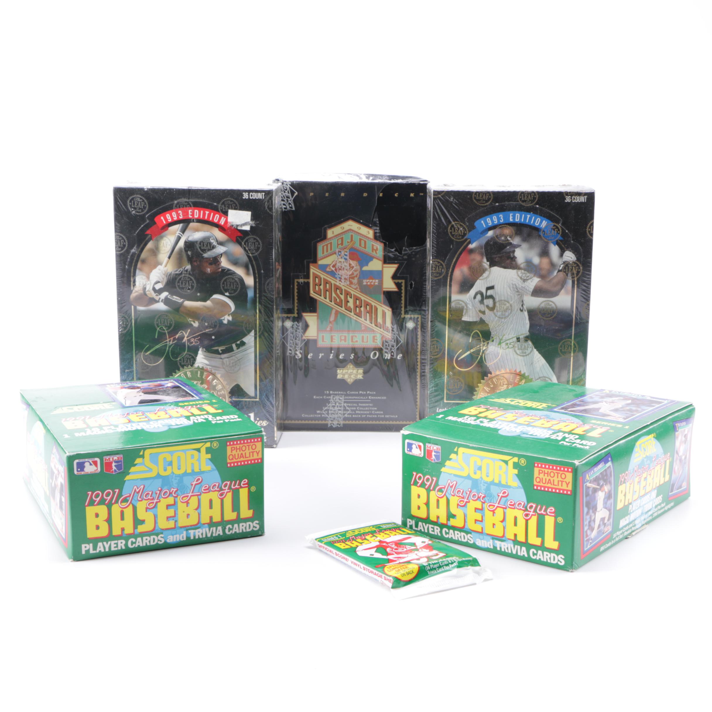 1990s Baseball Cards From Score and Topps