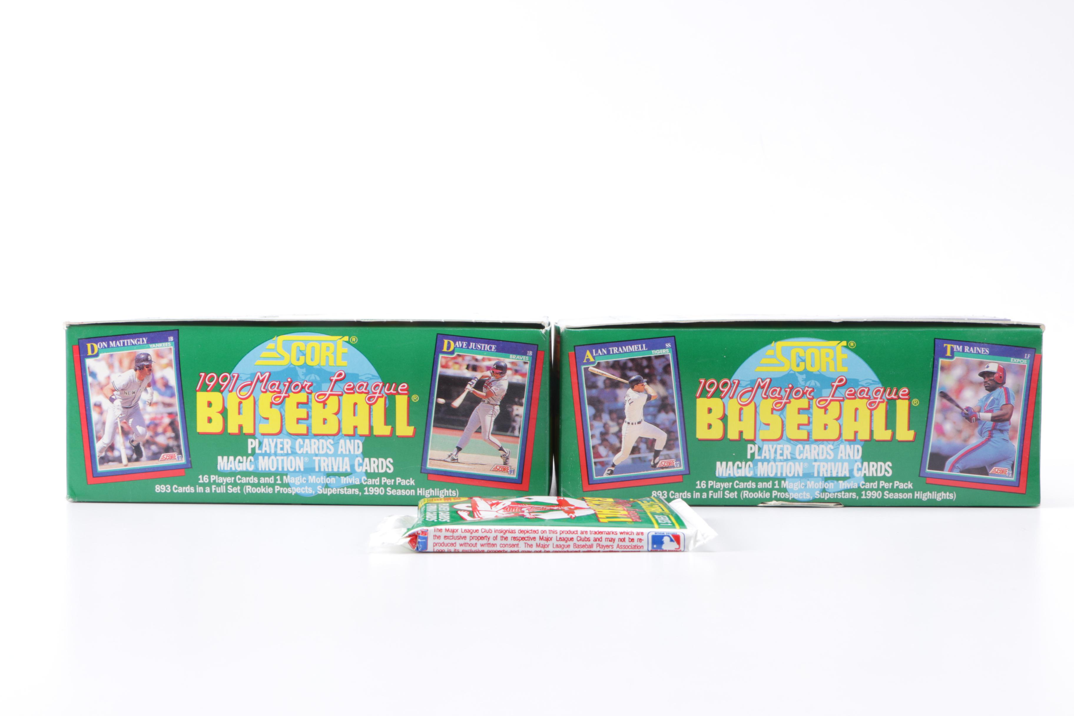 1990s Baseball Cards From Score and Topps