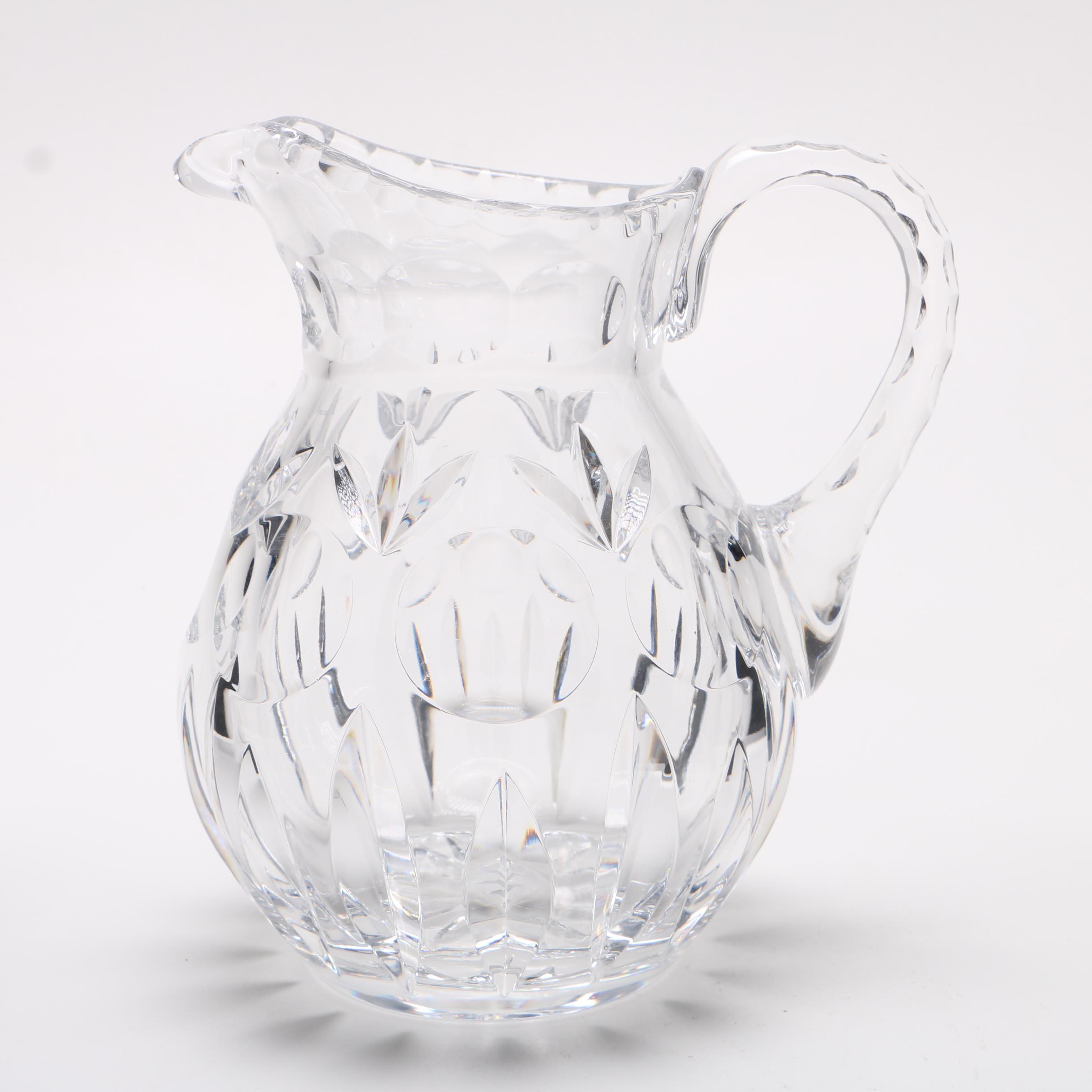 Crystal Vases, Pitcher,  and Bowl Including Gorham
