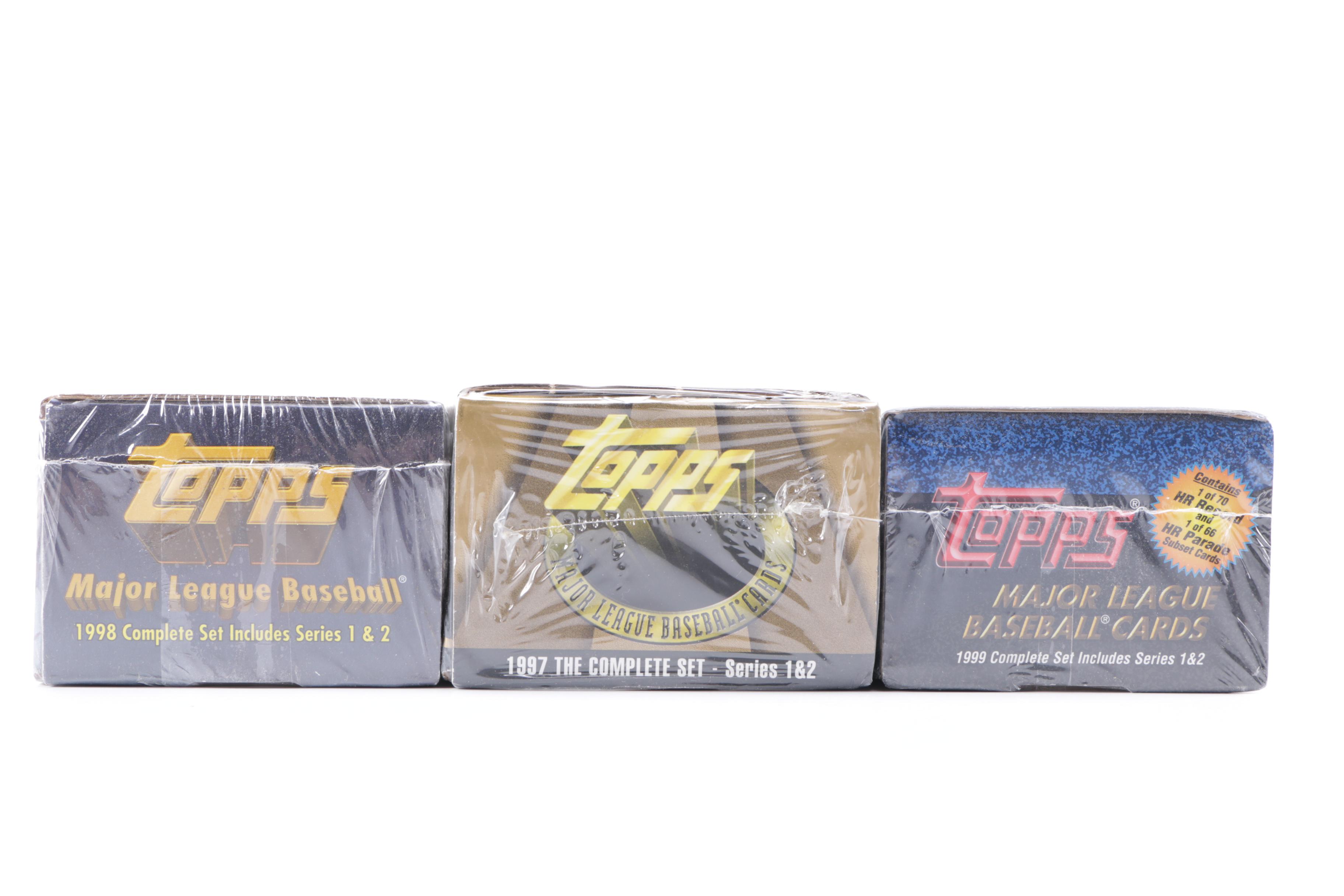 Assortment of 1990s Topps Baseball Cards