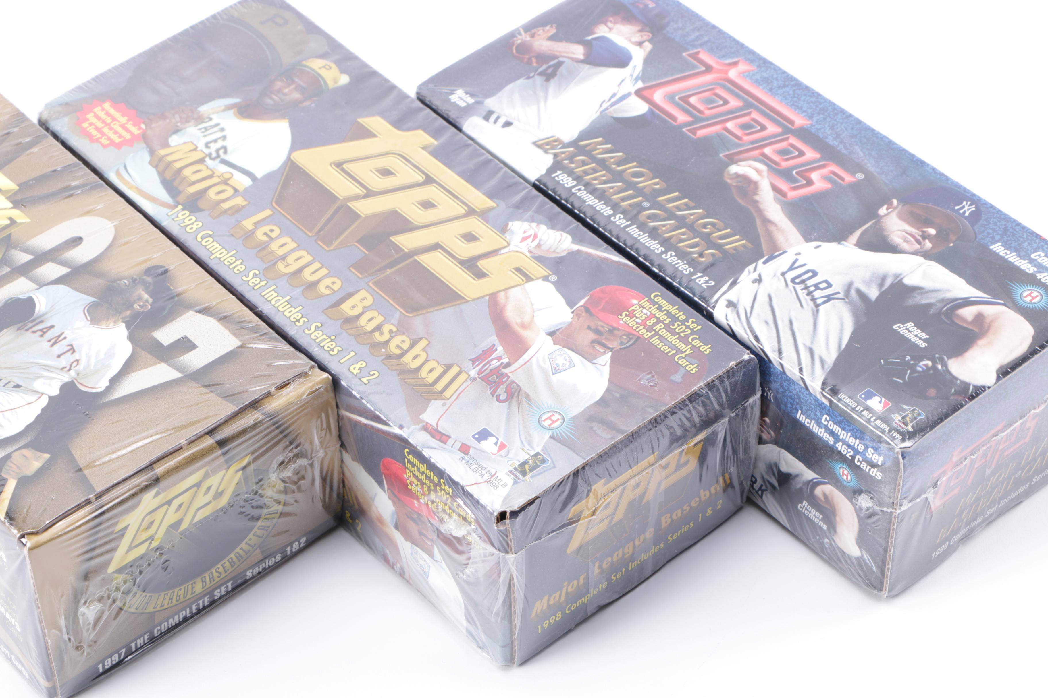 Assortment of 1990s Topps Baseball Cards