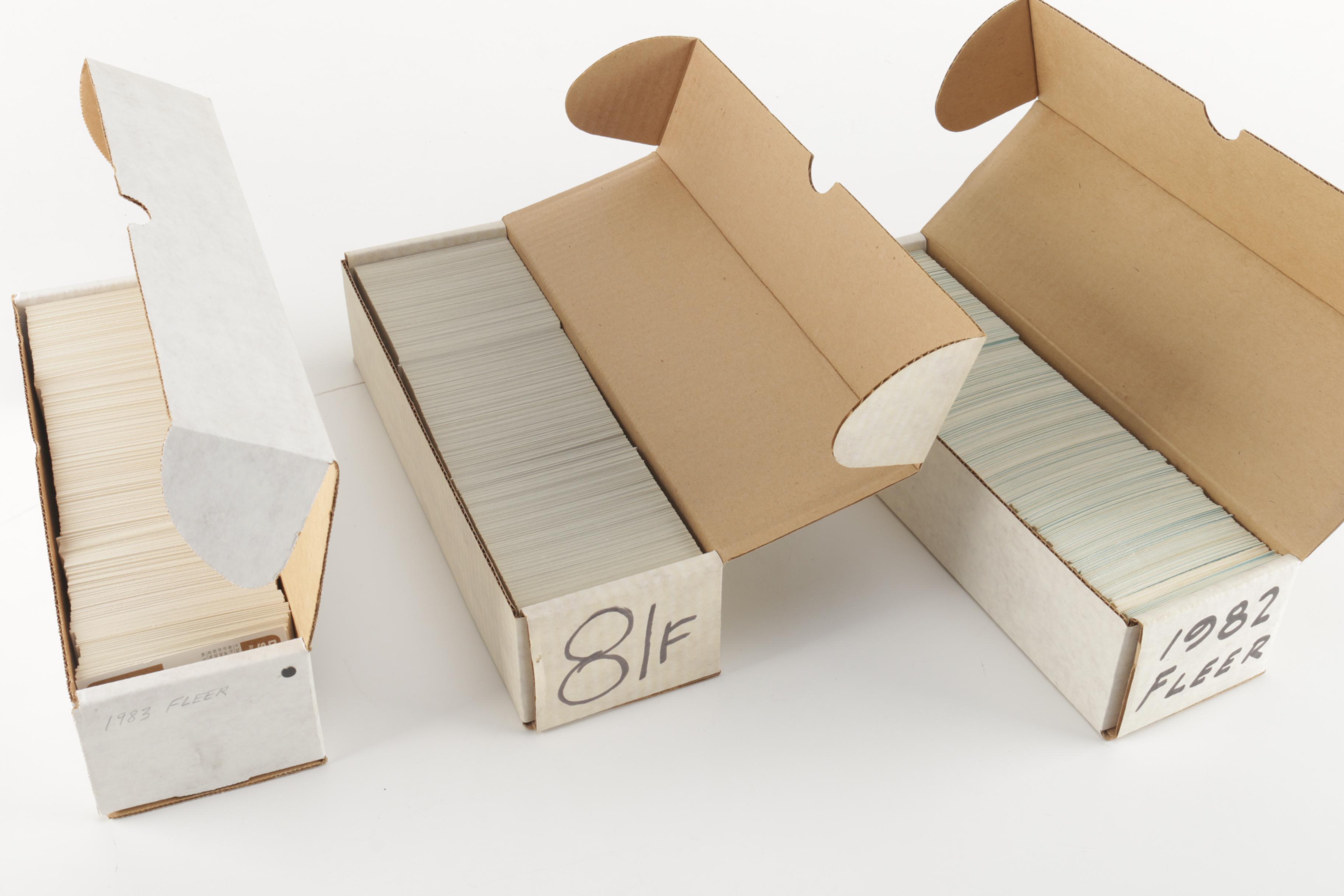 1981-1983 Fleer Complete Baseball Trading Card Sets