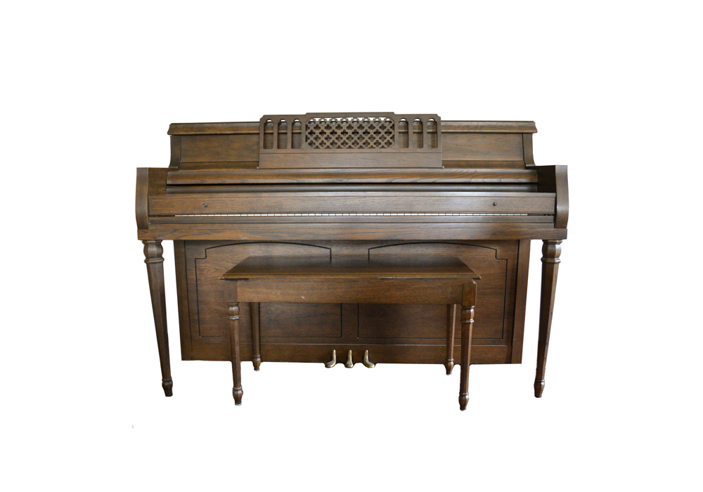 Cable-Nelson Console Piano and Bench