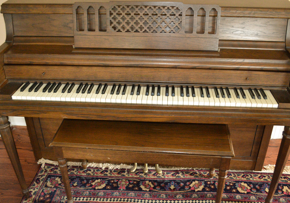 Cable-Nelson Console Piano and Bench