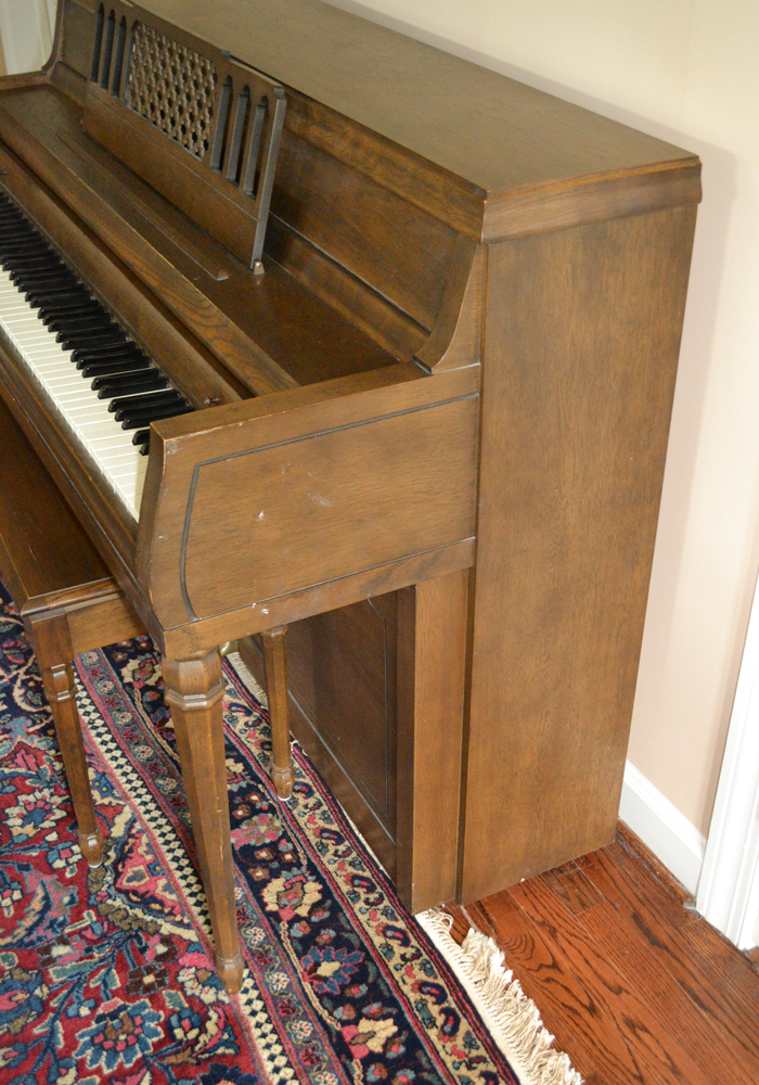 Cable-Nelson Console Piano and Bench