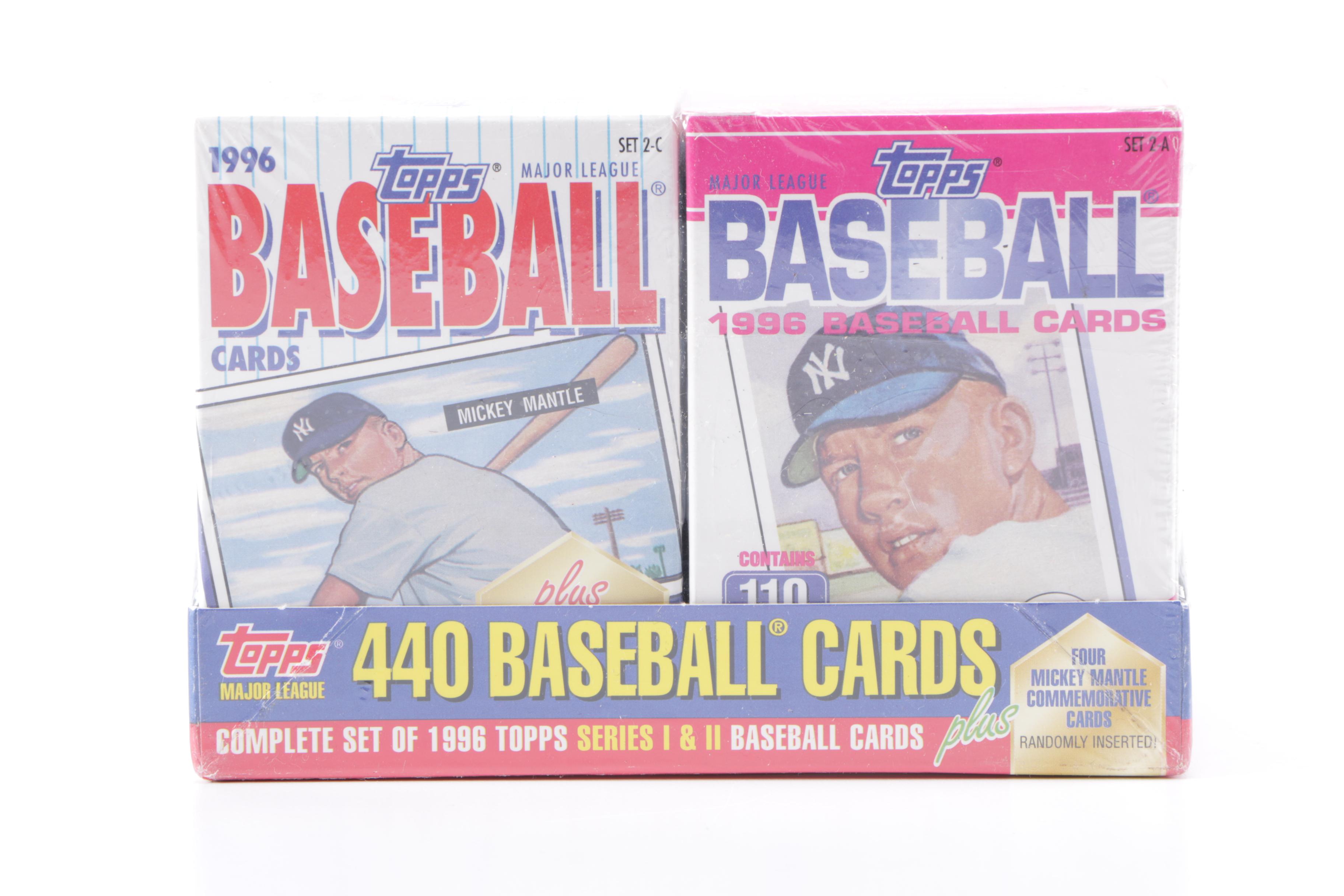 1996 and 2002 Topps Baseball Cards
