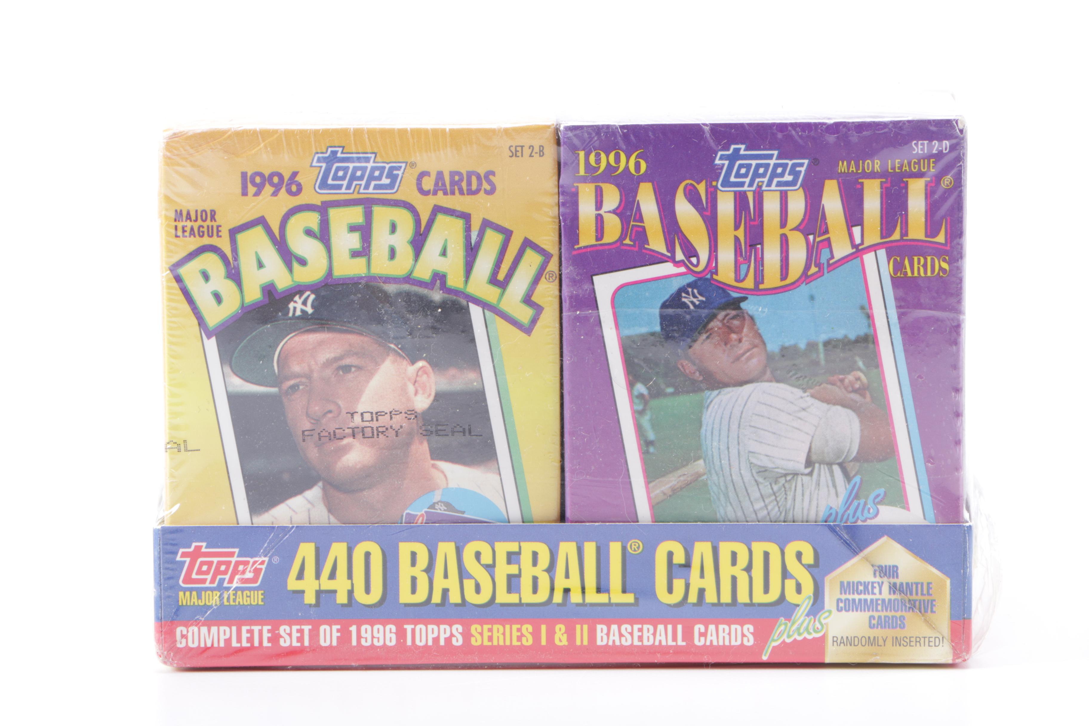 1996 and 2002 Topps Baseball Cards