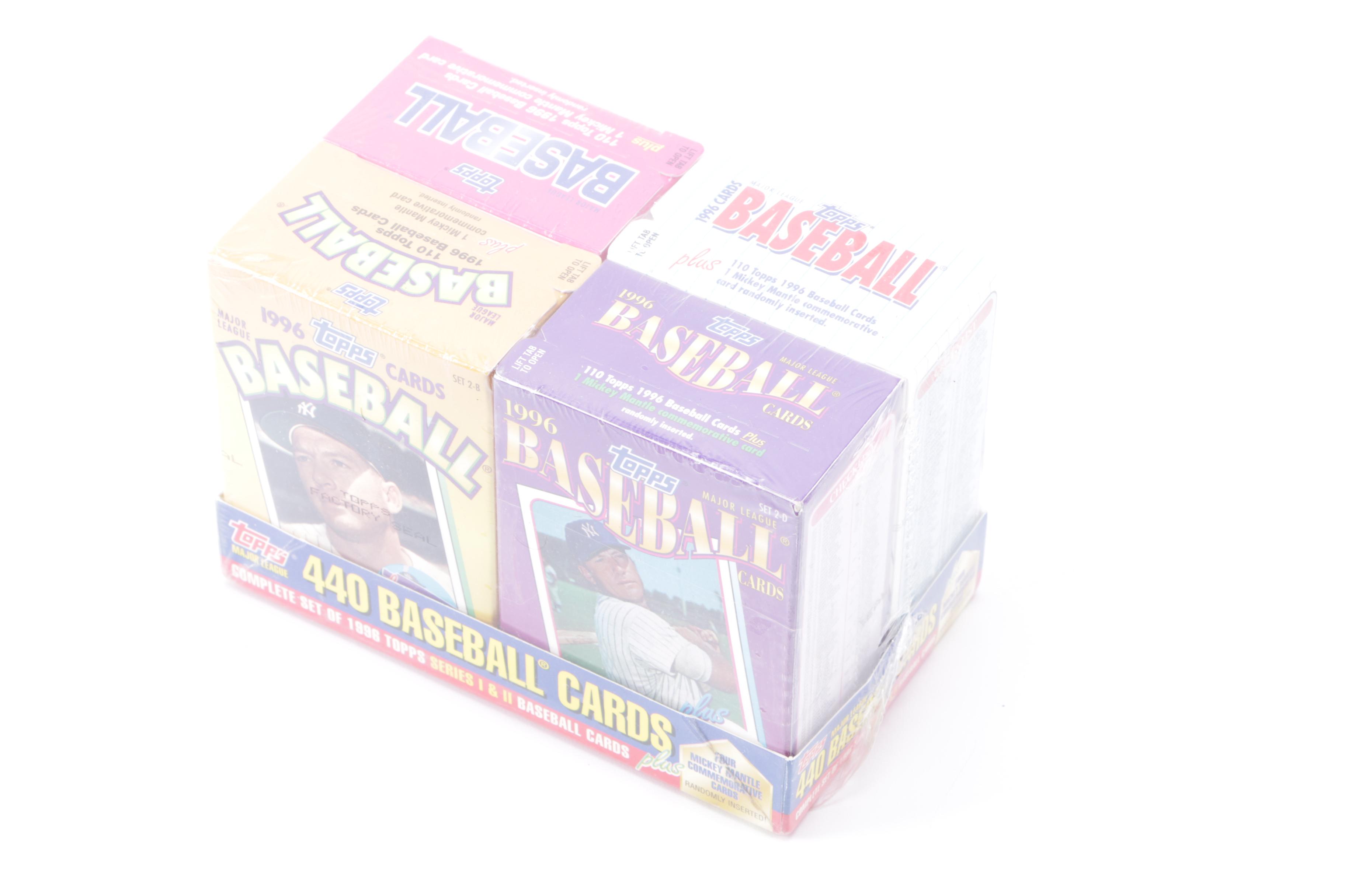 1996 and 2002 Topps Baseball Cards