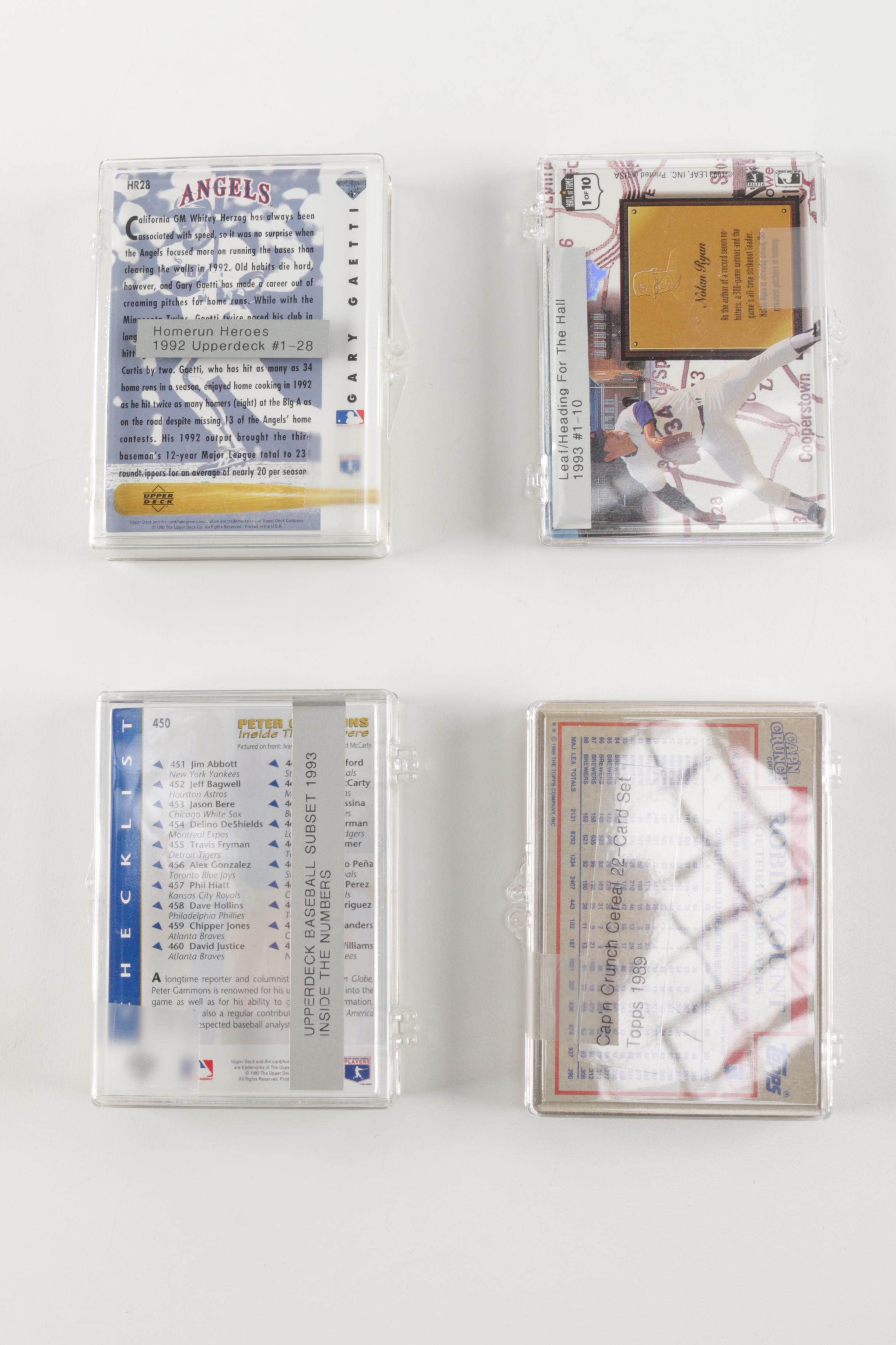 1980s and 1990s Baseball Cards