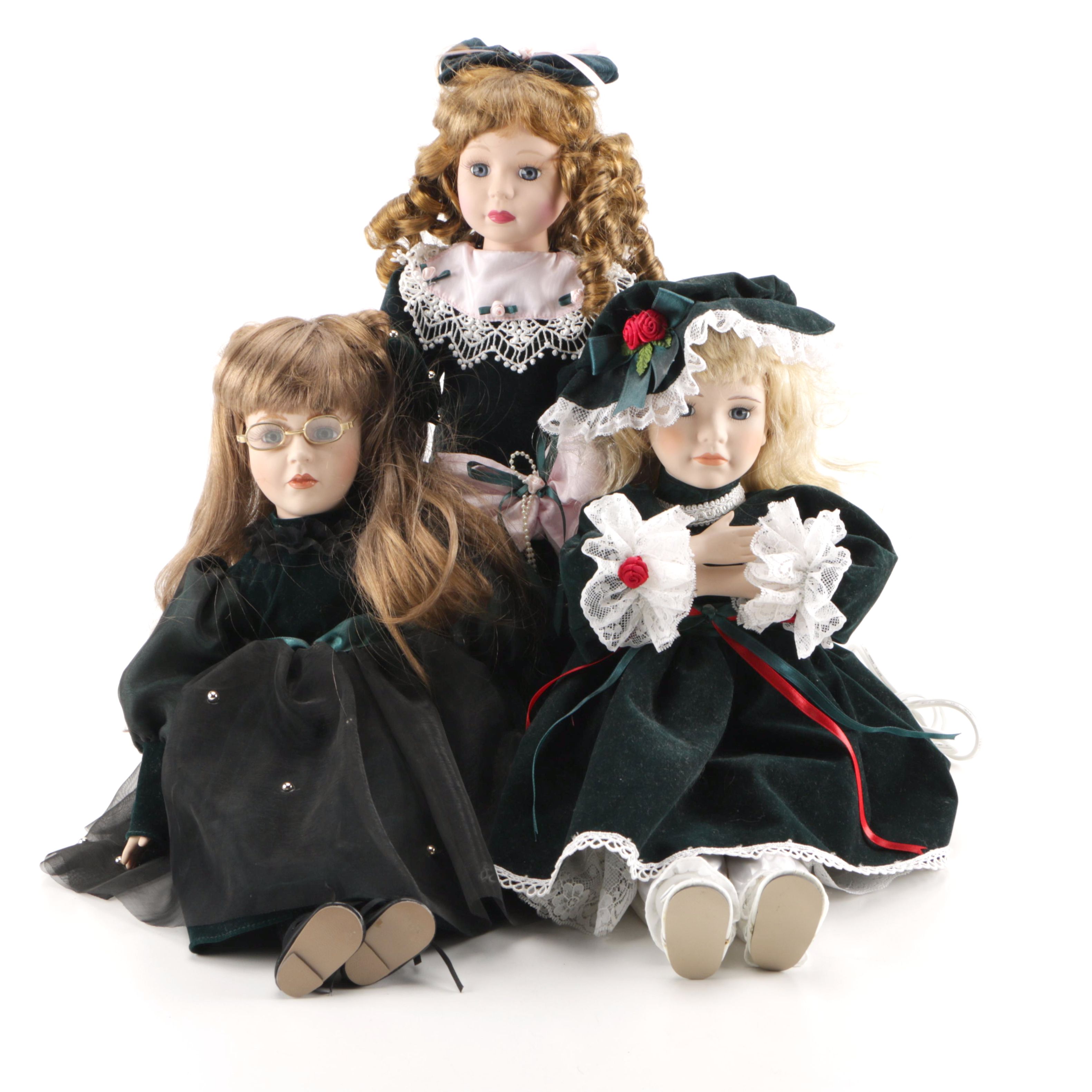 Assorted Porcelain Dolls