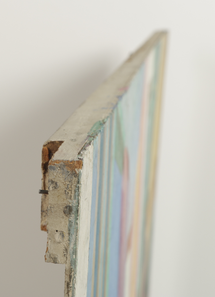 Howard Mandel Oil Painting on Board Street Scene