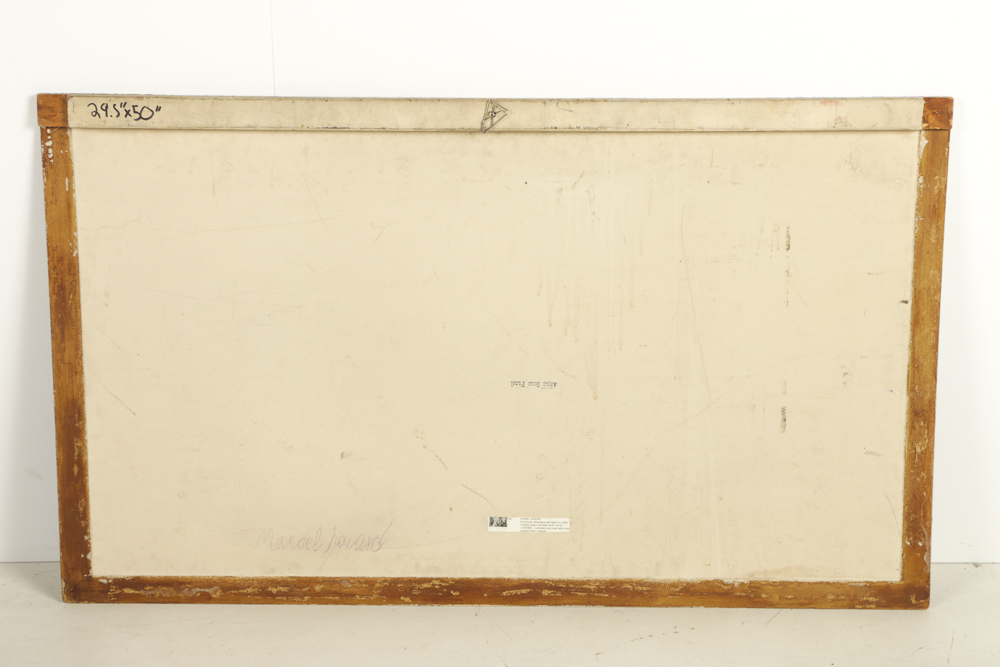 Howard Mandel Oil Painting on Board Street Scene