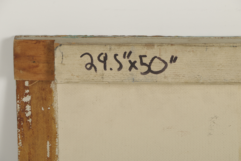 Howard Mandel Oil Painting on Board Street Scene