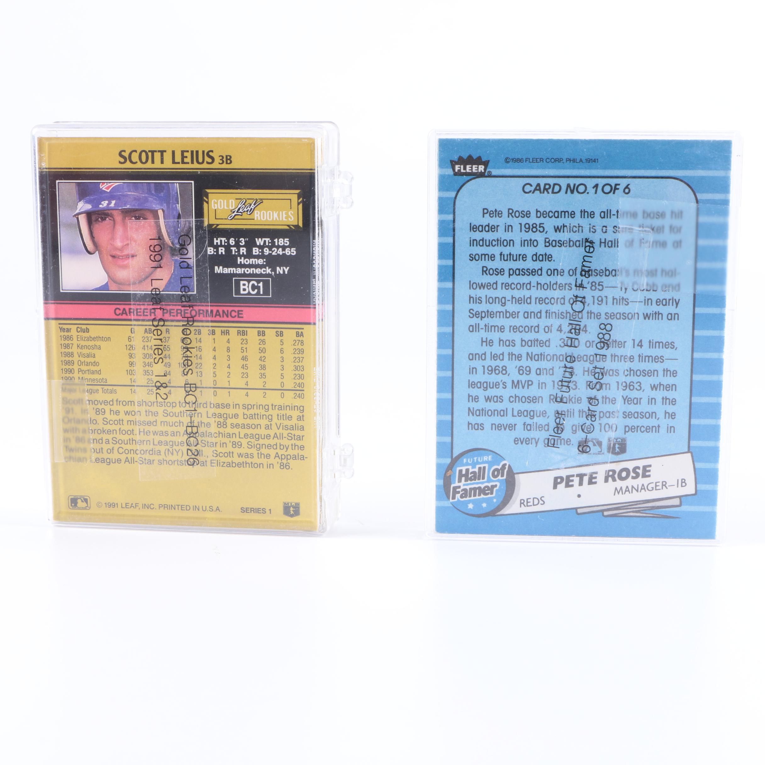 Baseball Cards From the 1980s and 1990s