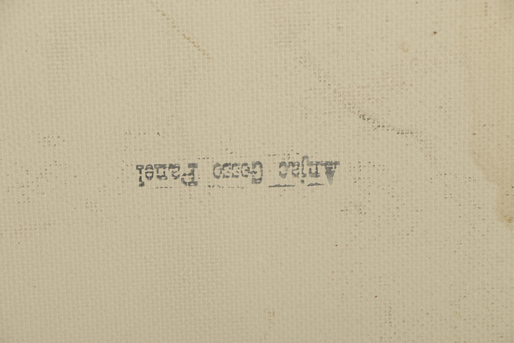 Howard Mandel Oil Painting on Board Street Scene