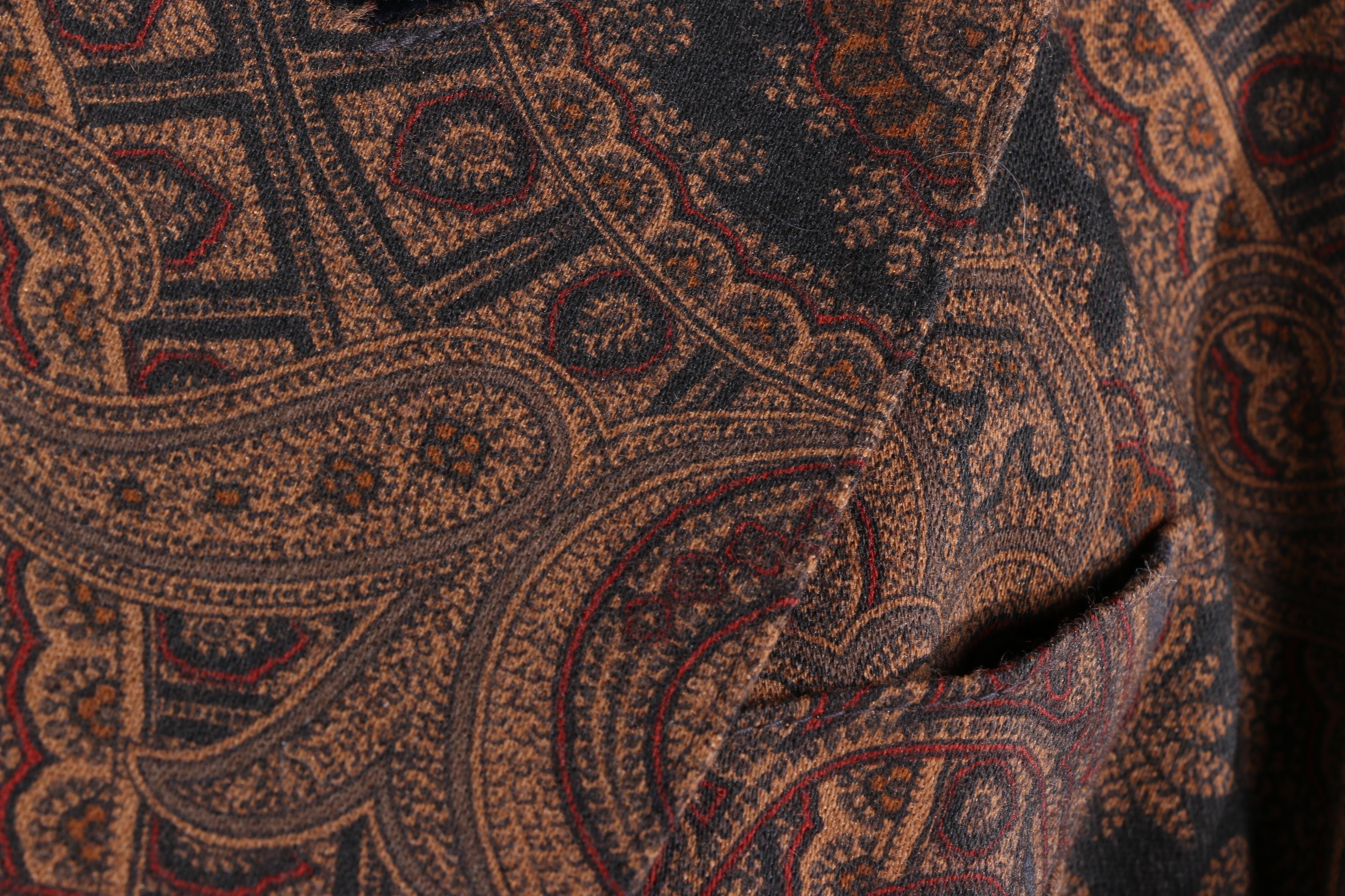 Vintage Escada by Margaretha Ley Wool Silk Blend Paisley Set