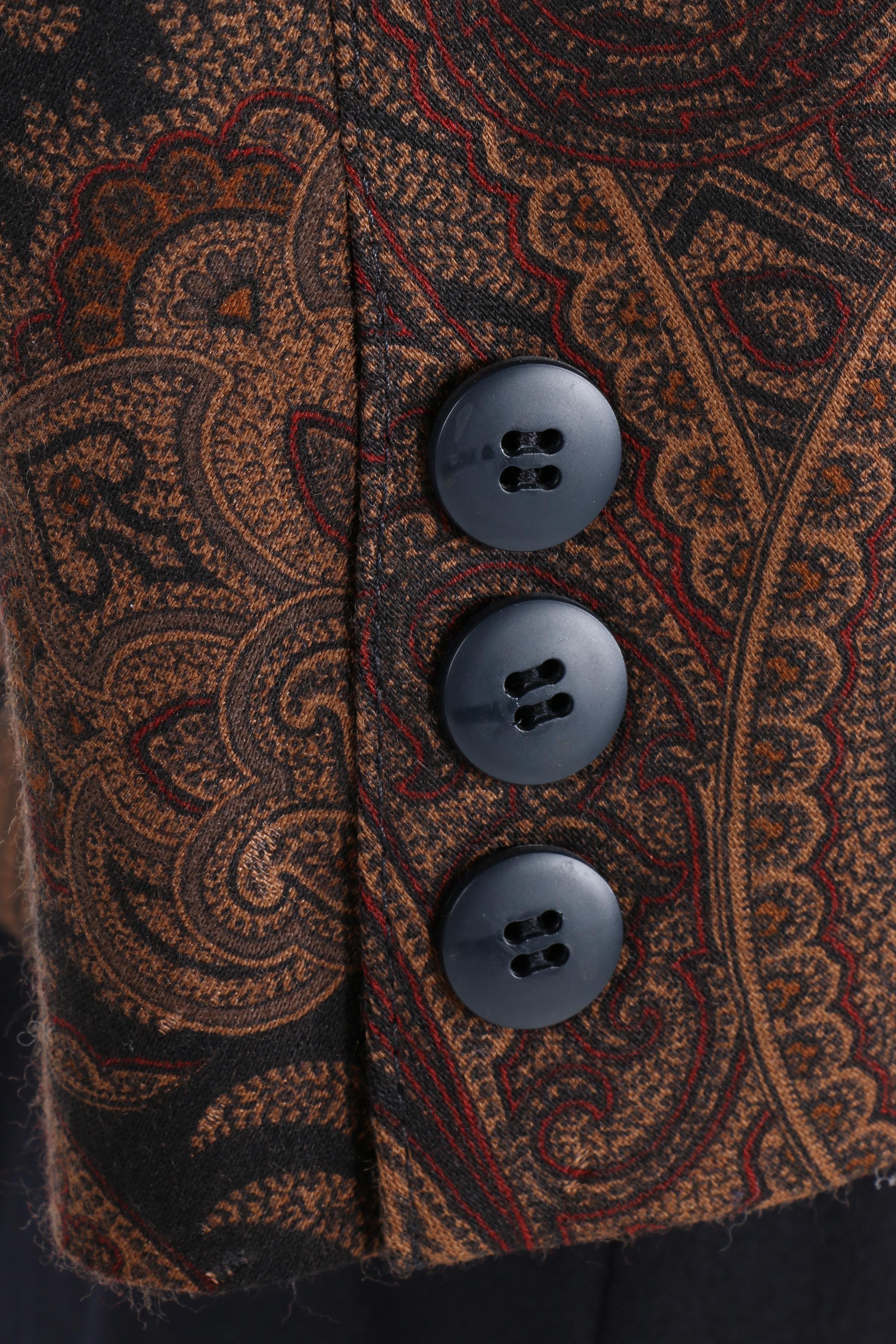 Vintage Escada by Margaretha Ley Wool Silk Blend Paisley Set