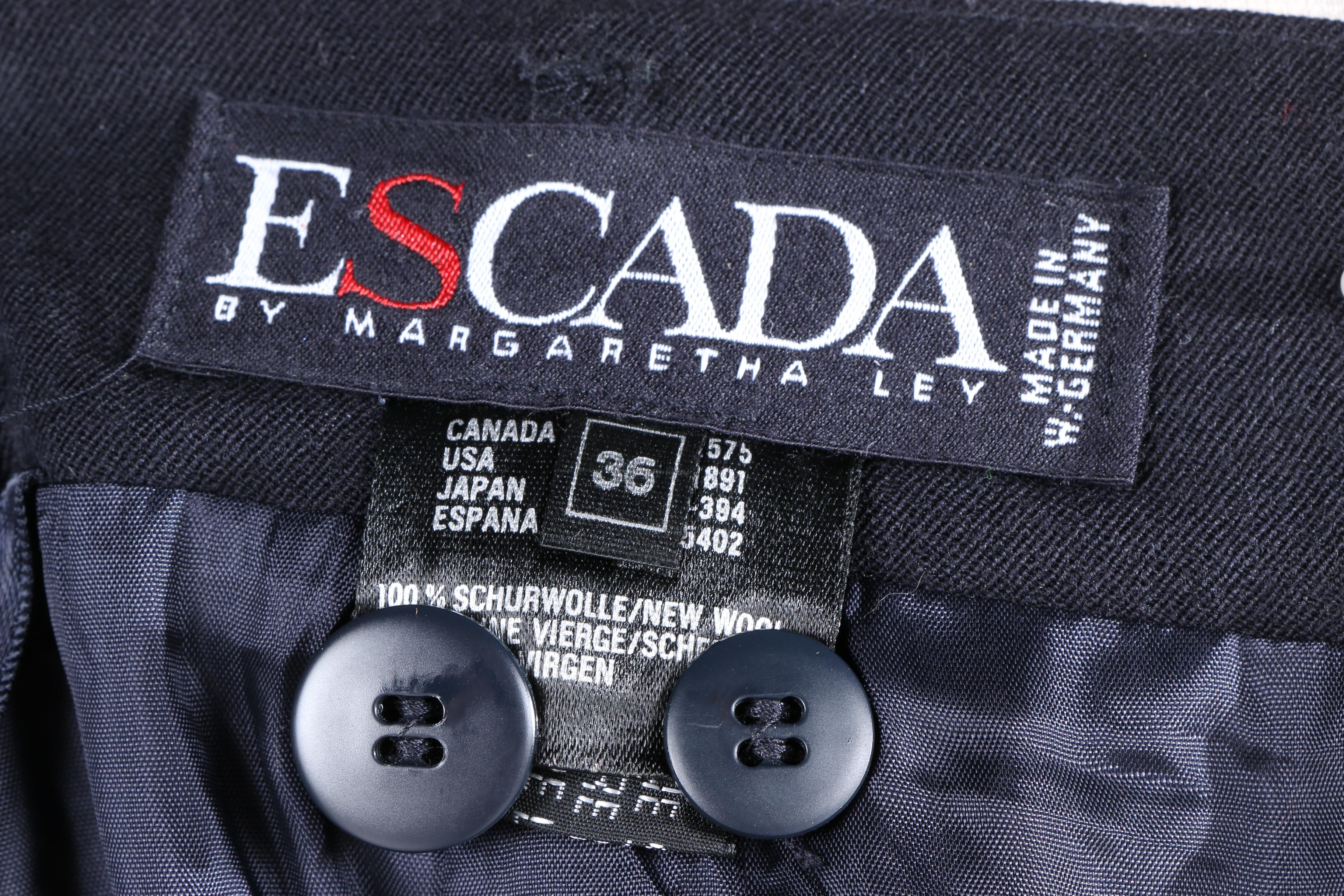 Vintage Escada by Margaretha Ley Wool Silk Blend Paisley Set