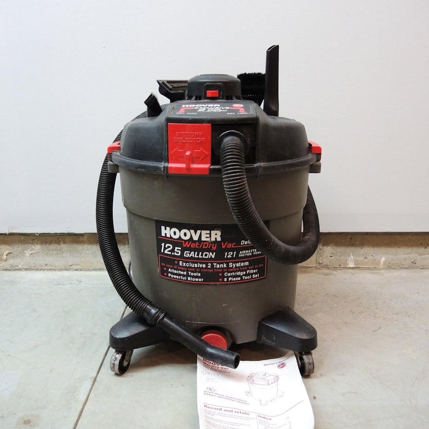 Hoover 12.5 Gallon Wet Dry Vac Deluxe