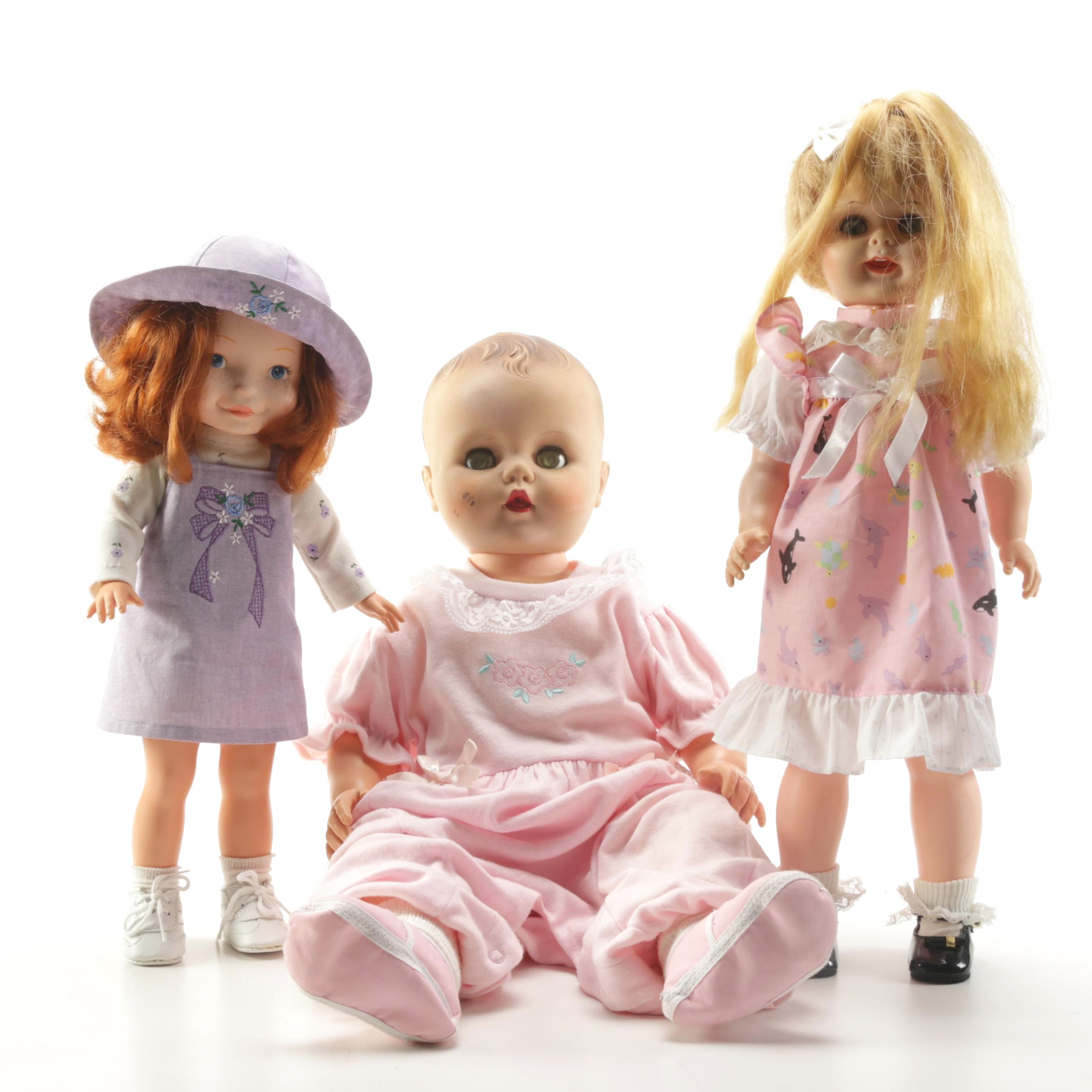 Assortment of Plastic Dolls