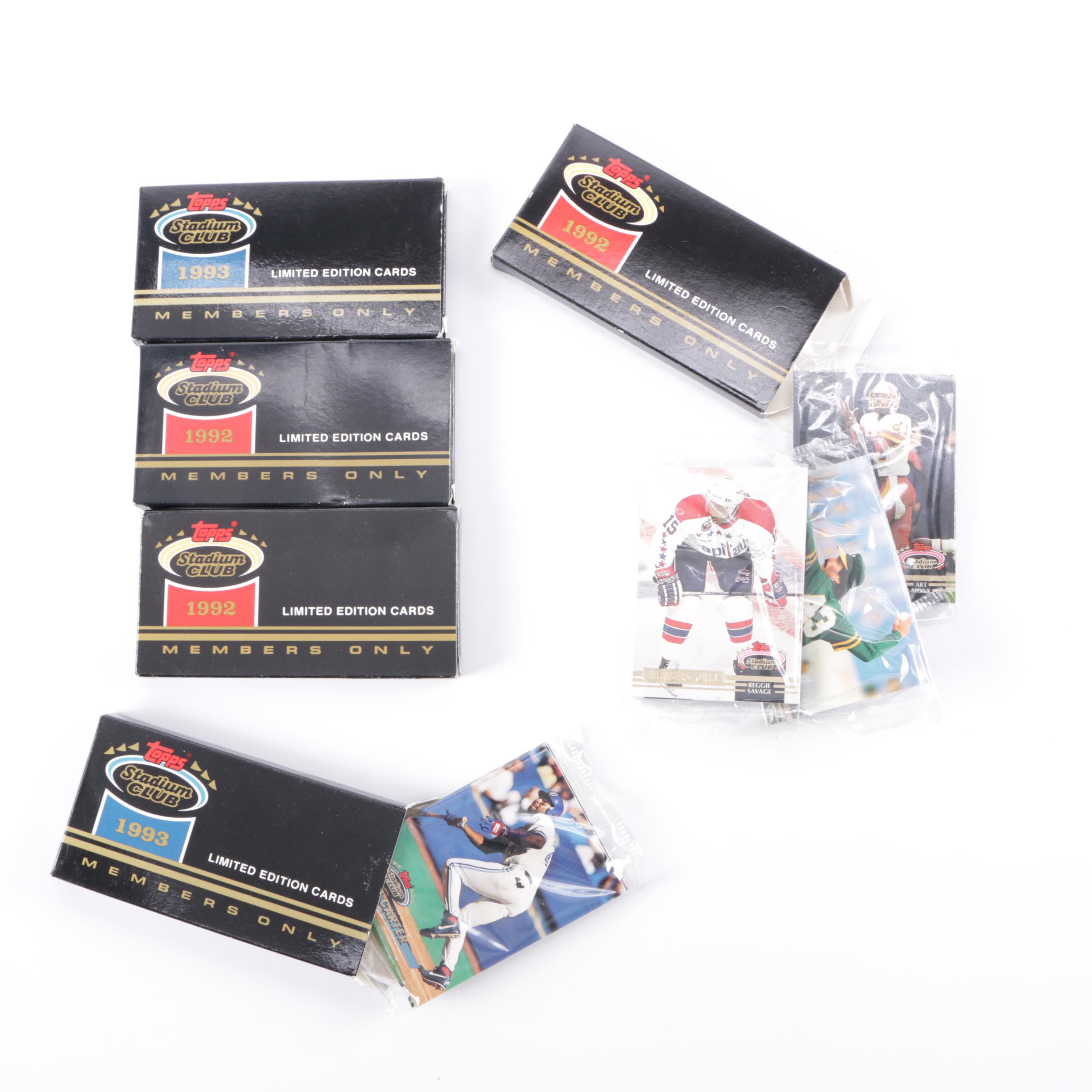 1990s and 2000s Trading Cards Including "Stadium Club" Cards