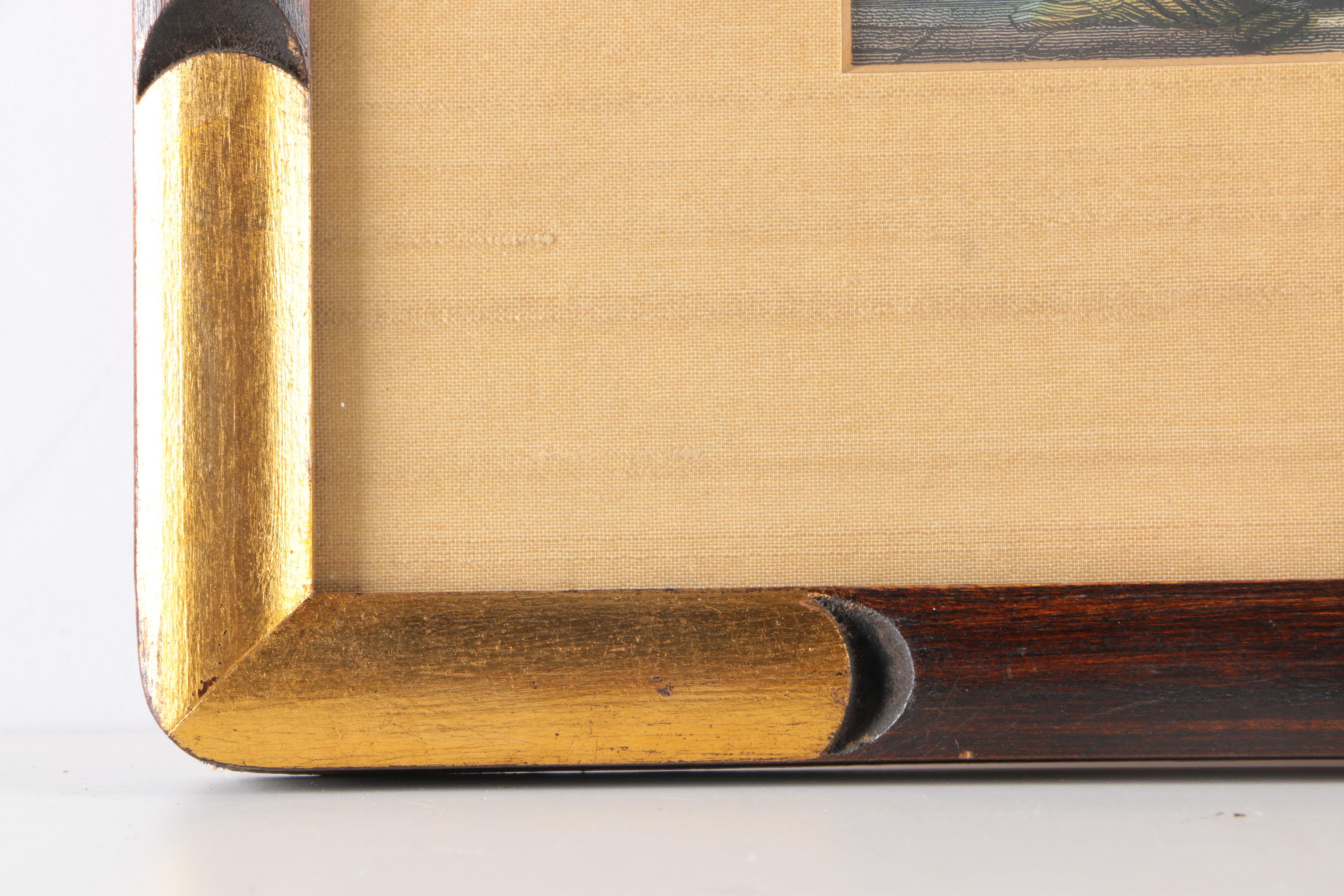 Hand Colored Engraving of a South Asian Genre Scene